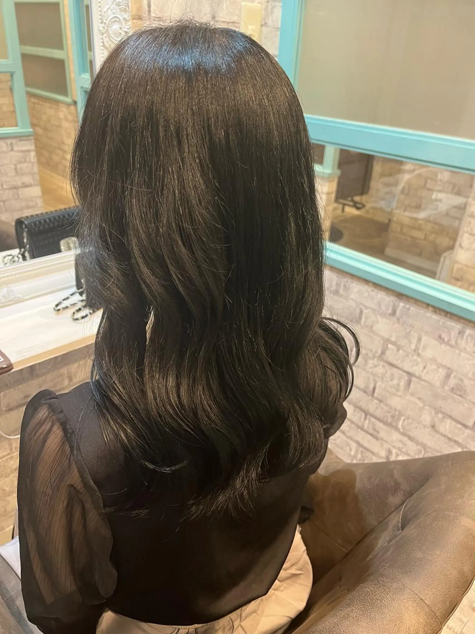 セミロング 🧸くまがい りお🤍のヘアスタイル