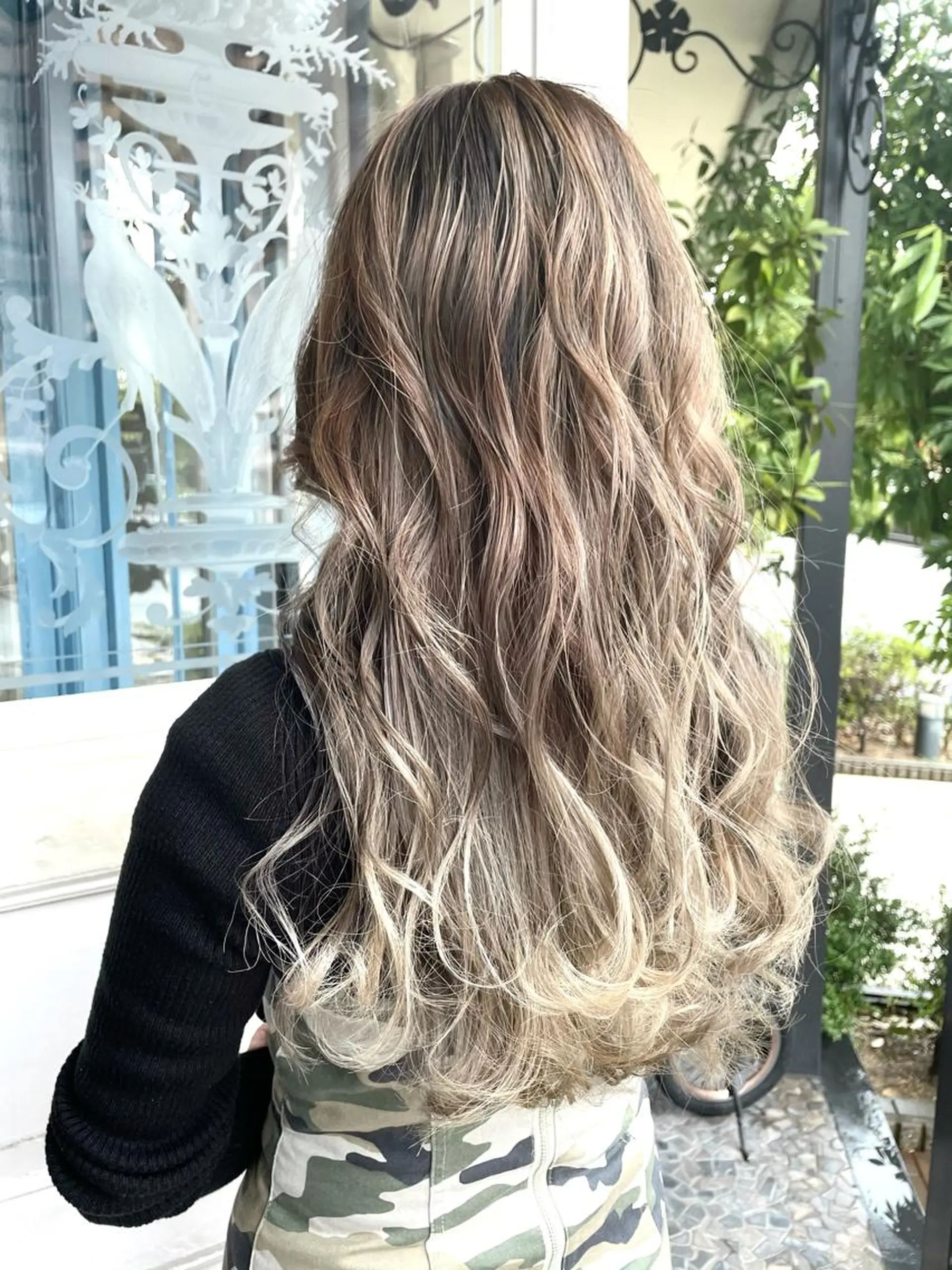 ロング カラー 渡辺 瑠美のヘアスタイル