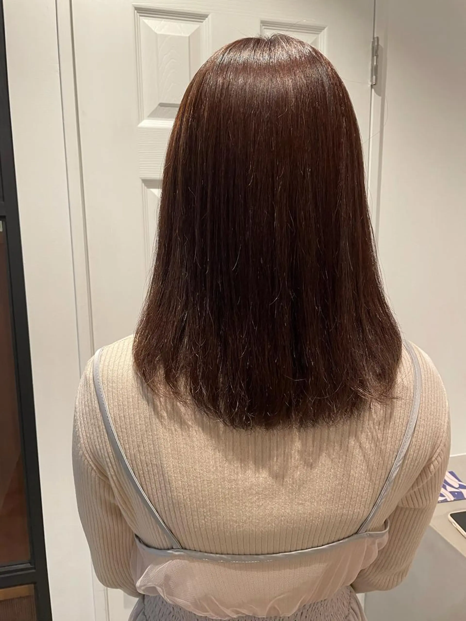 ミディアム カラー ベージュカラー ブリーチ ラベンダーカラー ラベンダーベージュ ブリーチなしカラー カット ヘアカラー トリートメント 中目黒🌼 🌼ハナのヘアスタイル