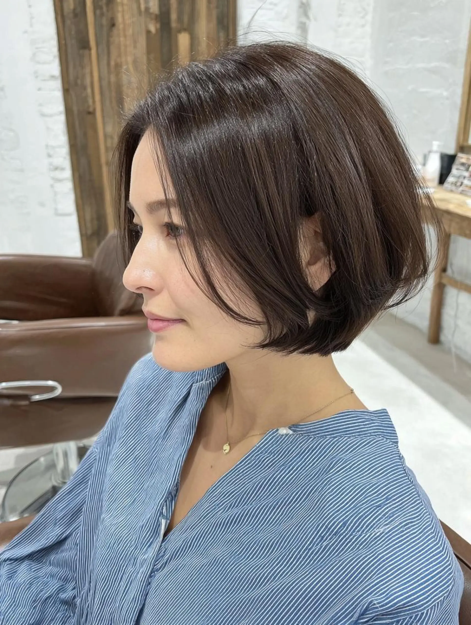 ショート 特化✨透明感カラー 白髪染め✨住田緋菜のヘアスタイル