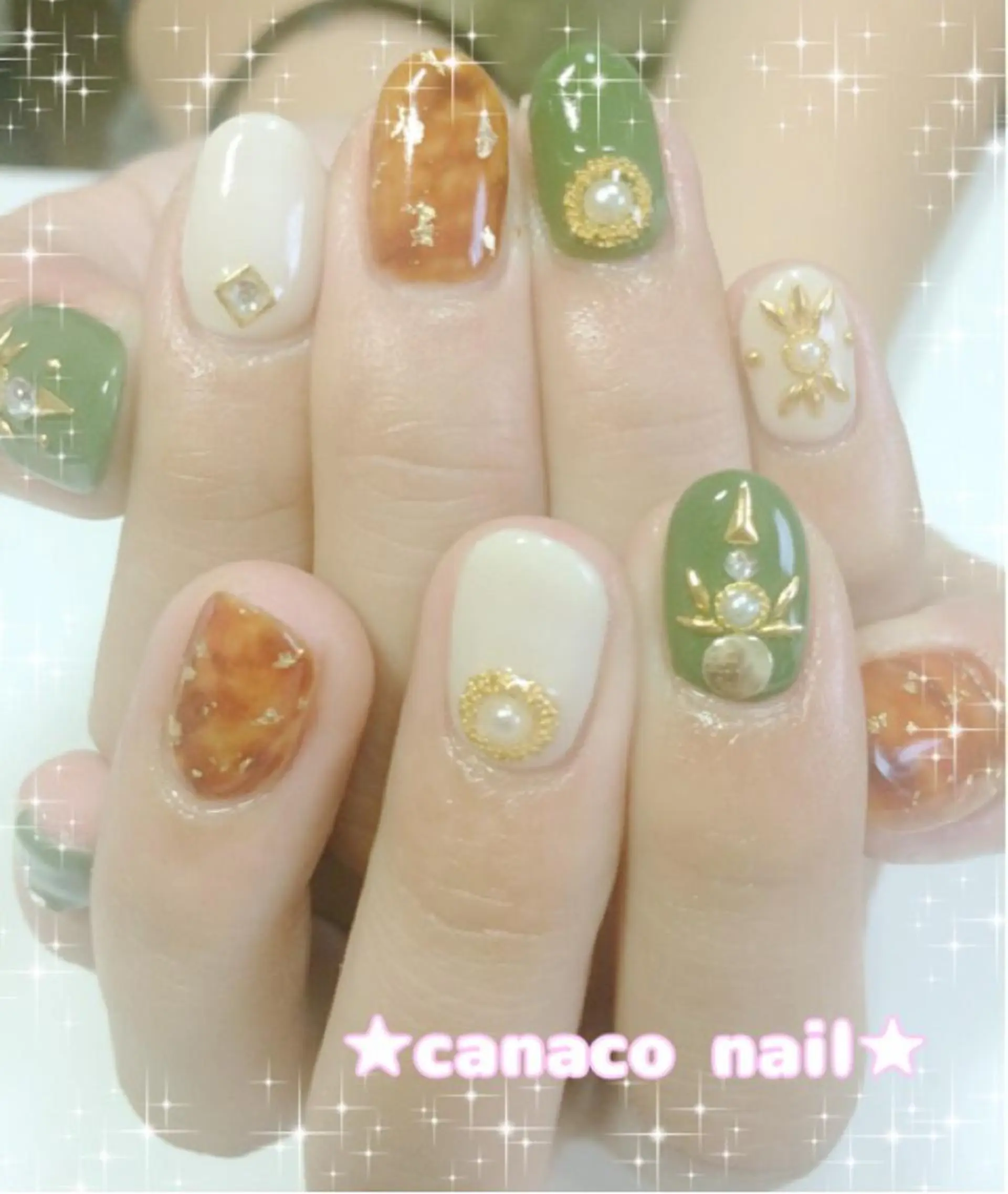 ネイル ハンドネイル ハンドケア ベテランネイル cnc  nailのネイルデザイン