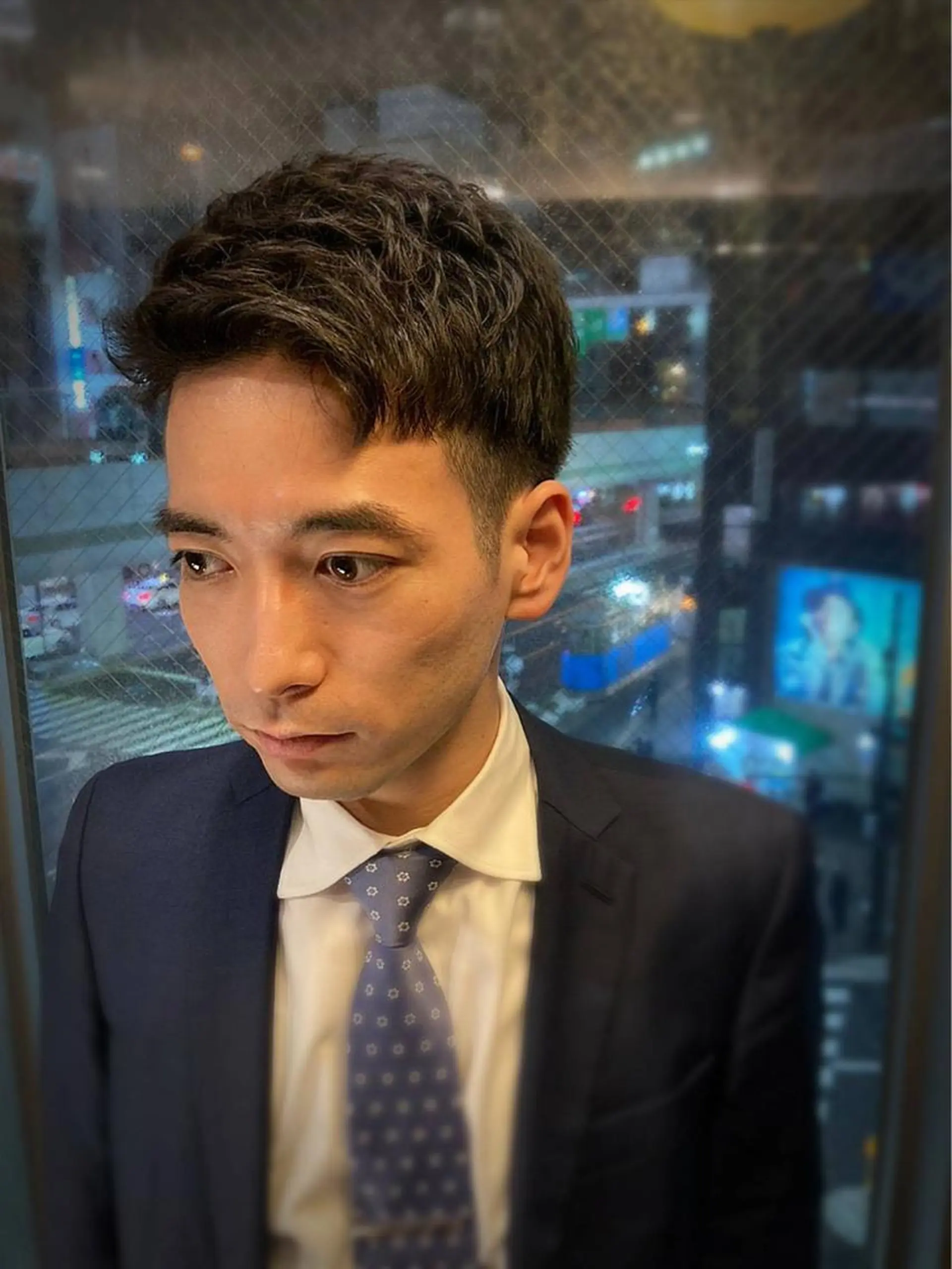 ショート メンズ ビジネス 渡邉 真生のヘアスタイル