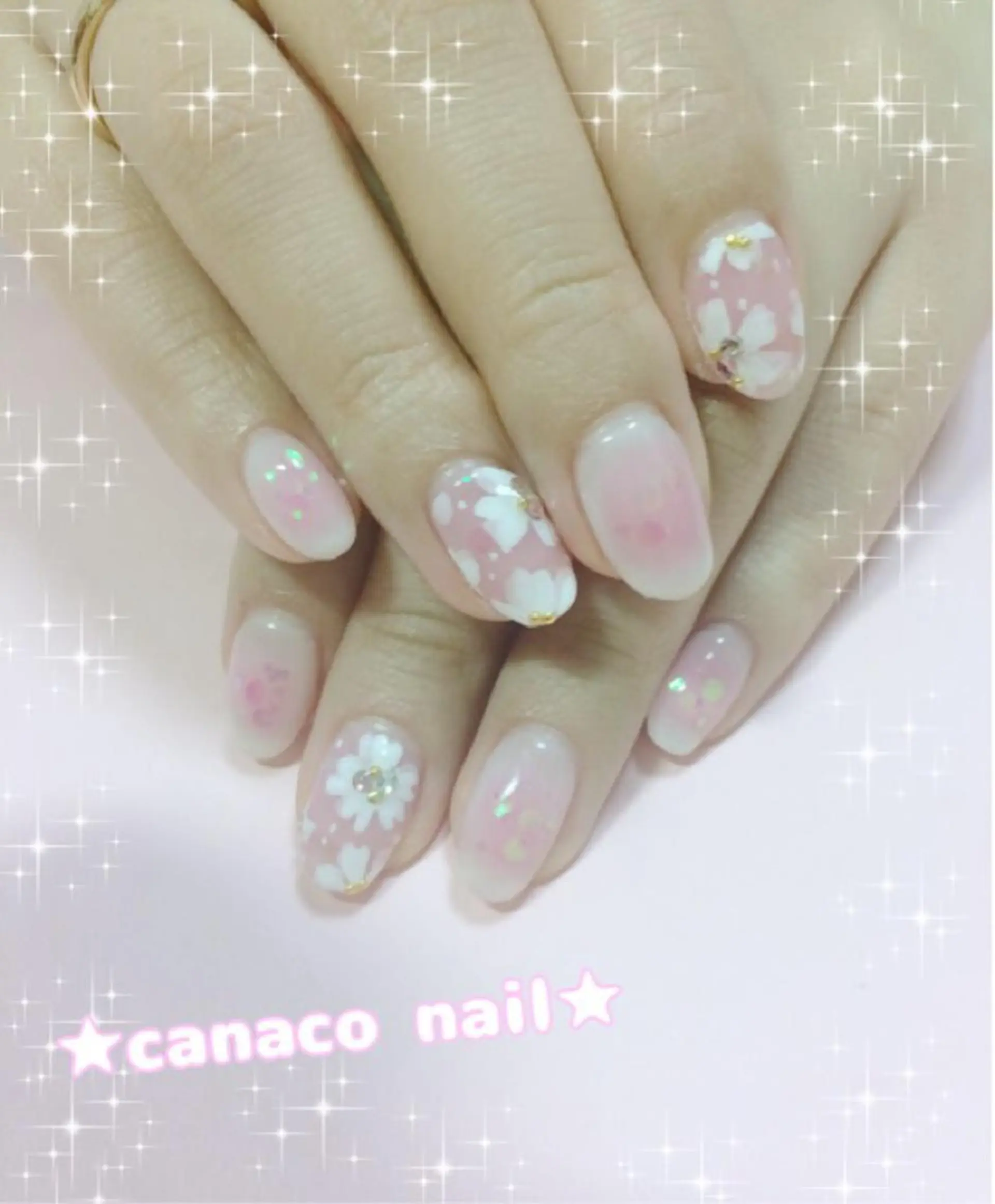 ネイル ハンドネイル ハンドケア ベテランネイル cnc  nailのネイルデザイン