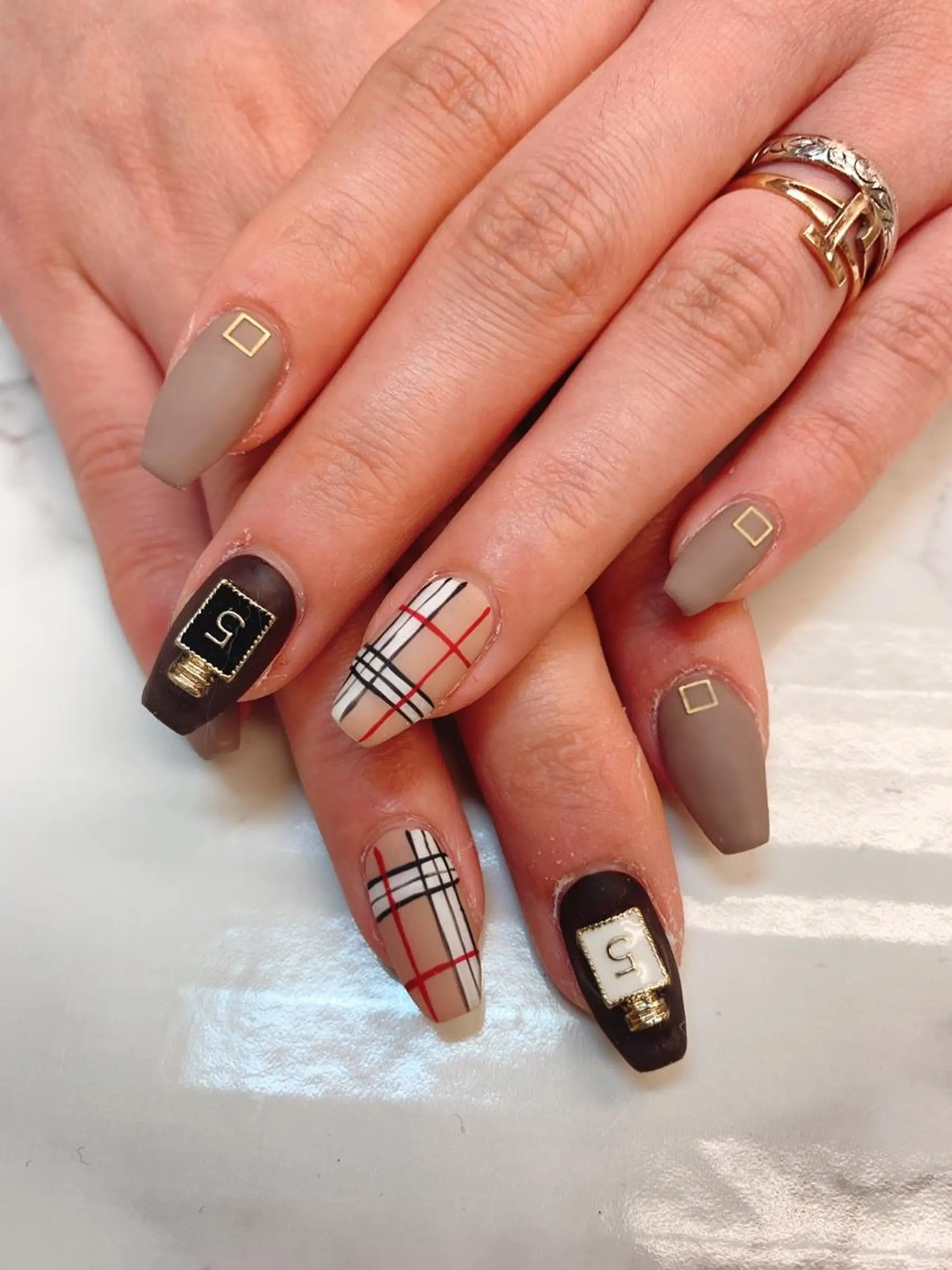 ネイル ガーリー マットネイル Blancnail 江口のネイルデザイン