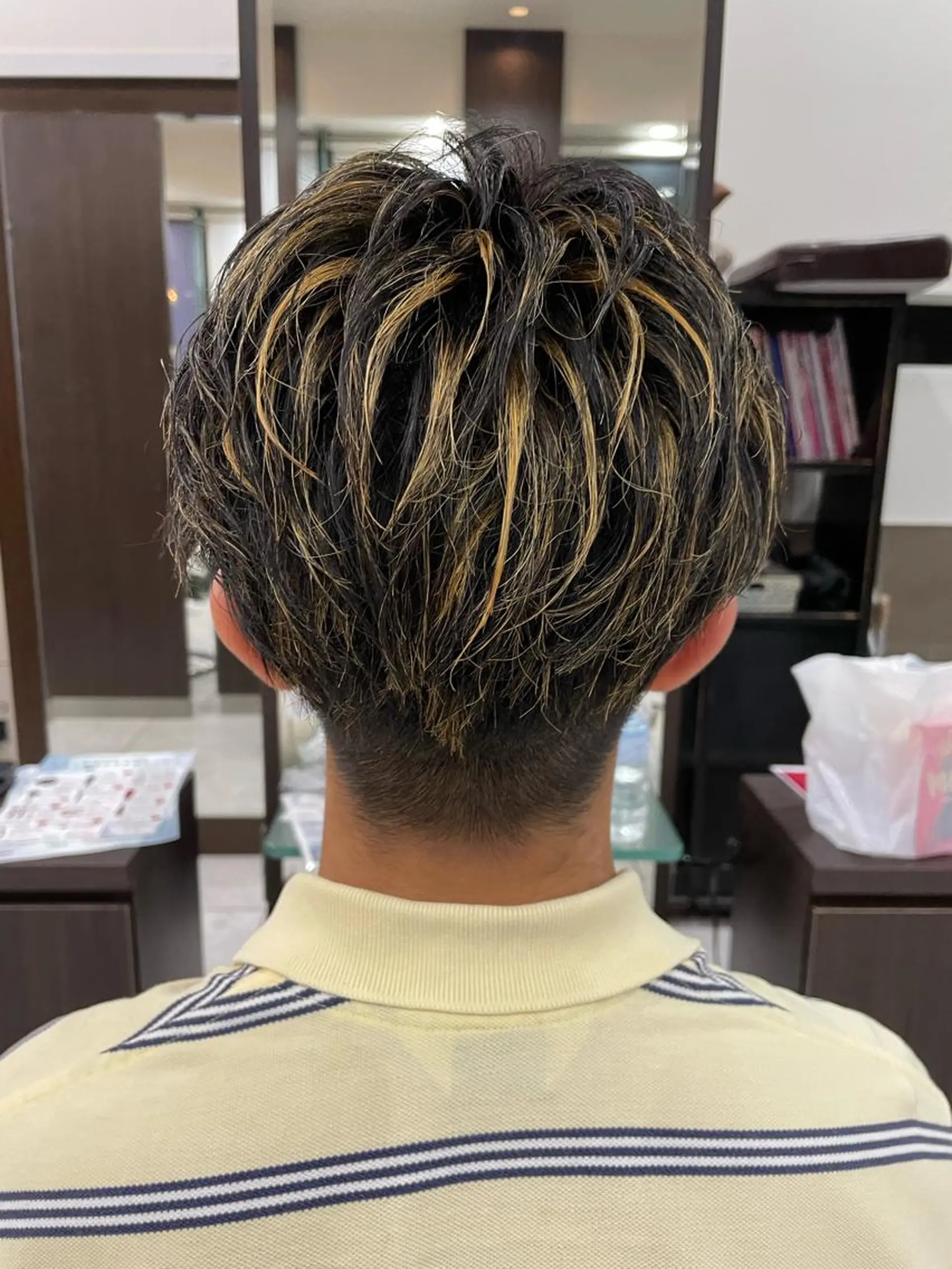ショート カラー メンズ PROGRESS Harukiのヘアスタイル