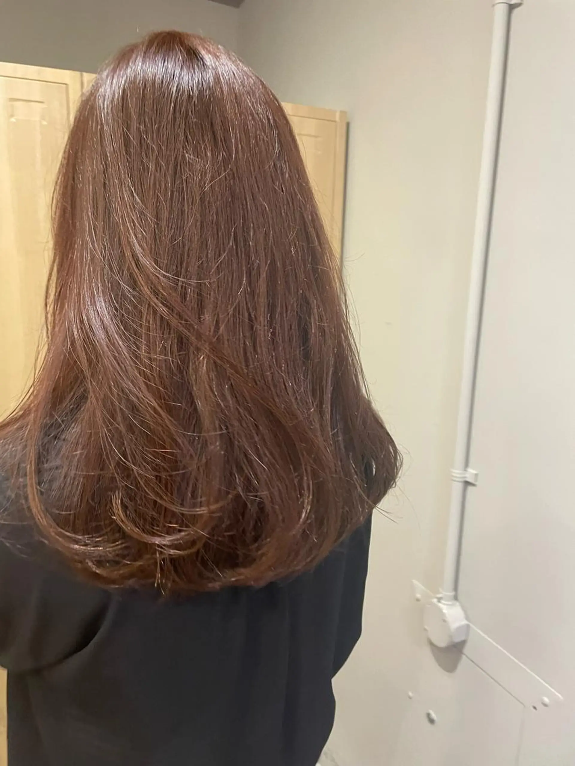 カラー ブラウンカラー ピンクカラー ヘアカラー レイヤーカット🍏 パーマ/ののかのヘアスタイル