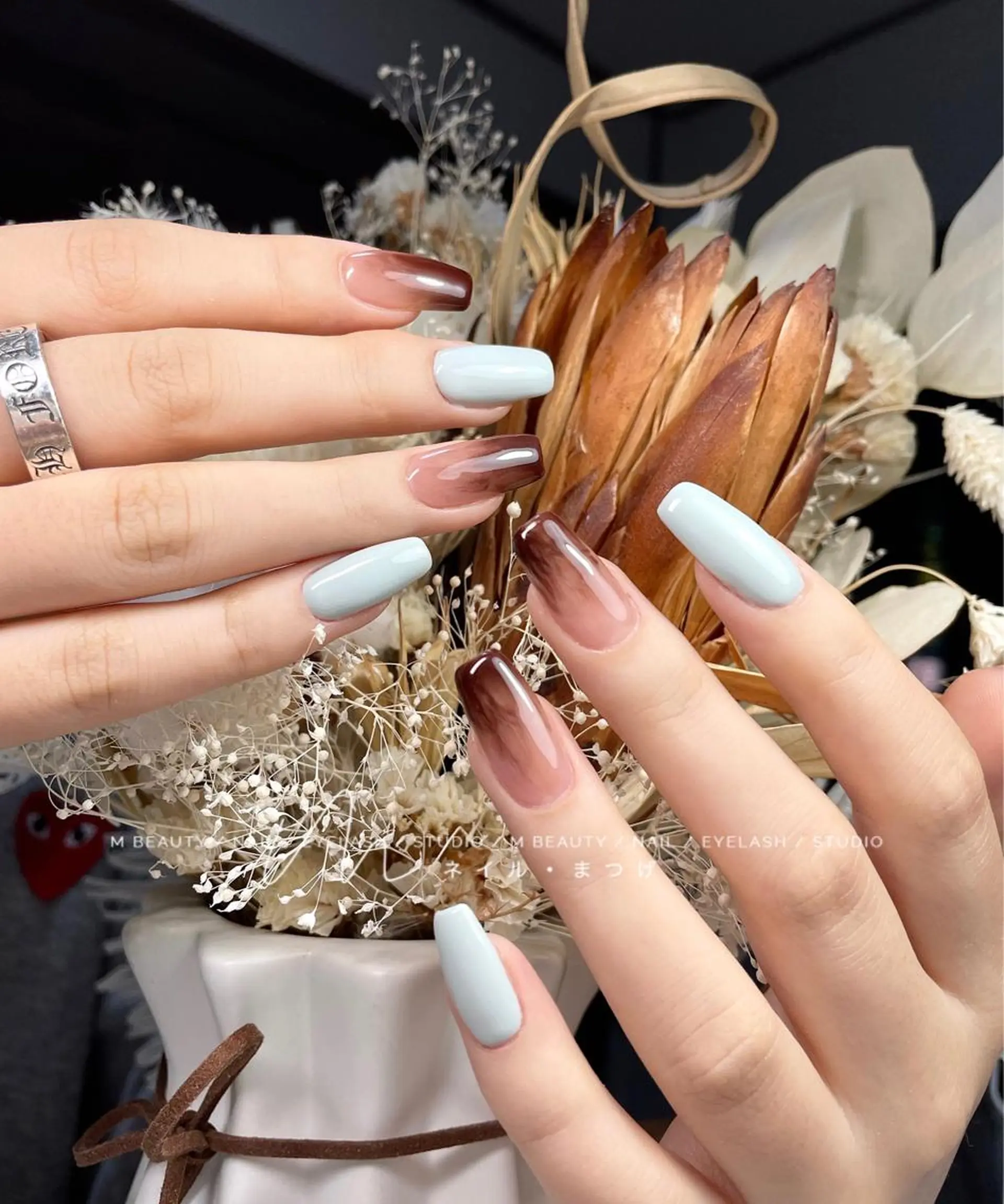 ネイル ハンドネイル M🌷nail 長さだし専門店のネイルデザイン