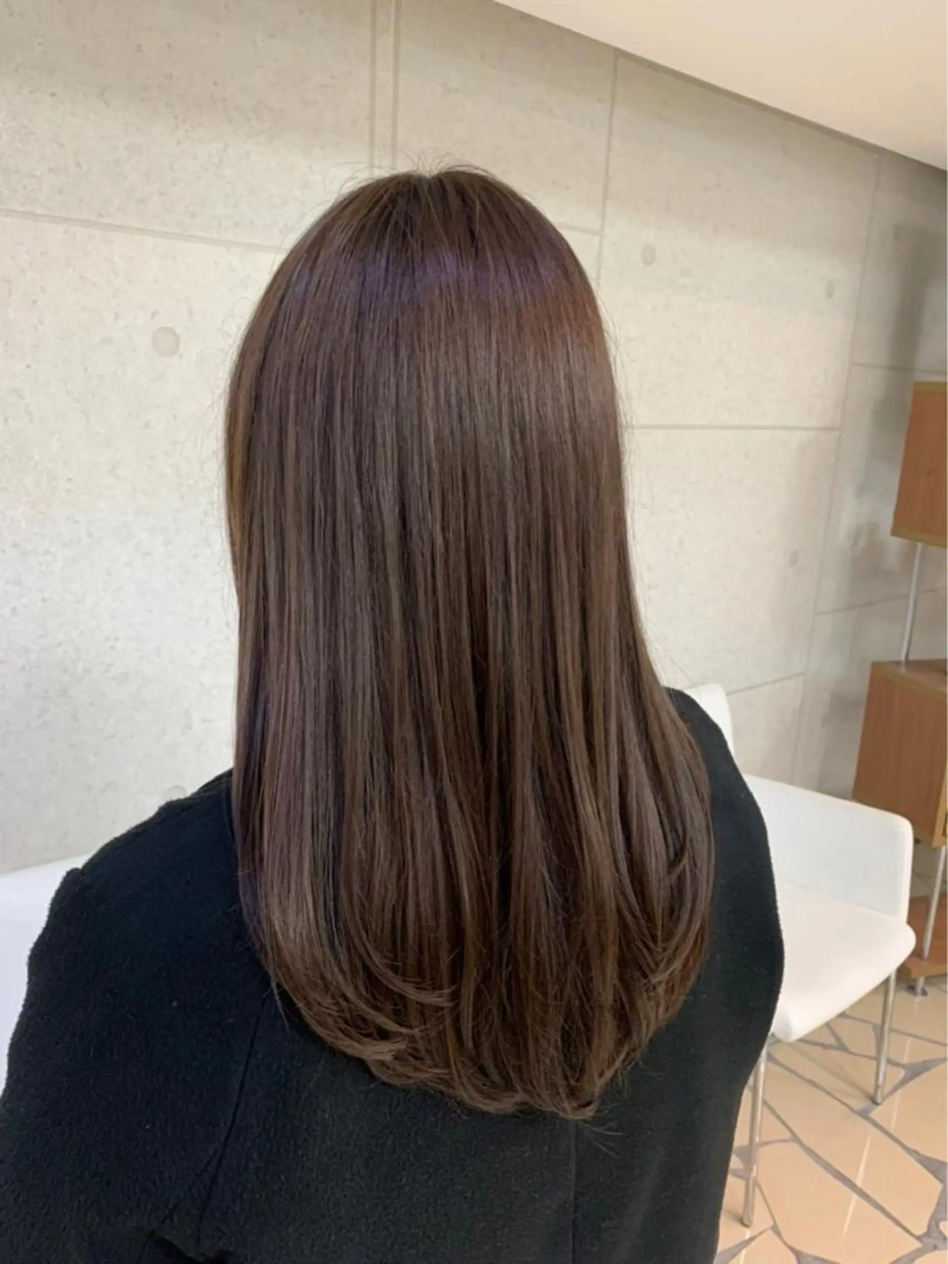 ロング カラー カット 縮毛矯正 モデル募集中🌟 ふくむらのヘアスタイル