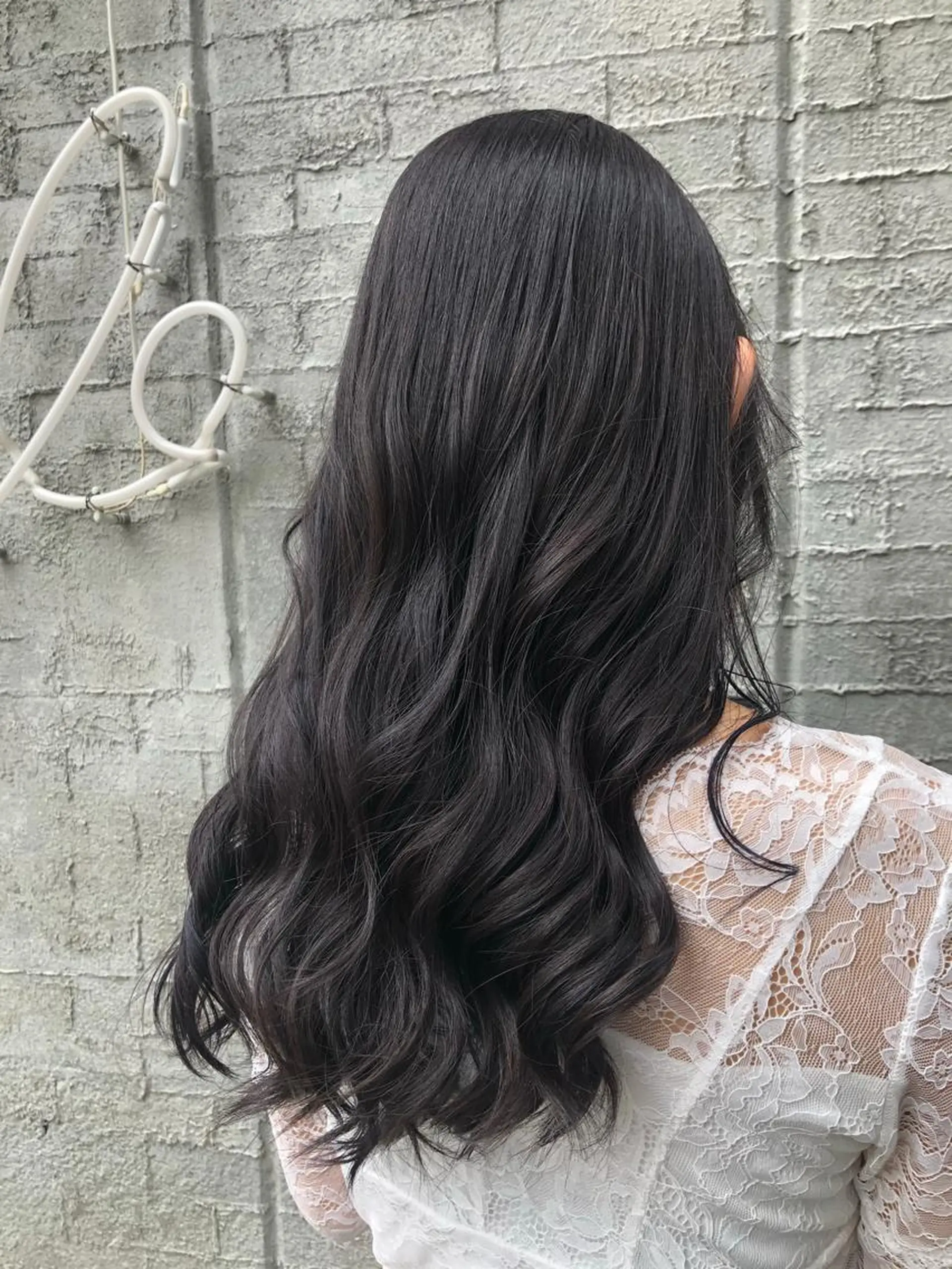 ロング カット トリートメント ブリーチ毛矯正.髪質 改善.髪にドラマをのヘアスタイル