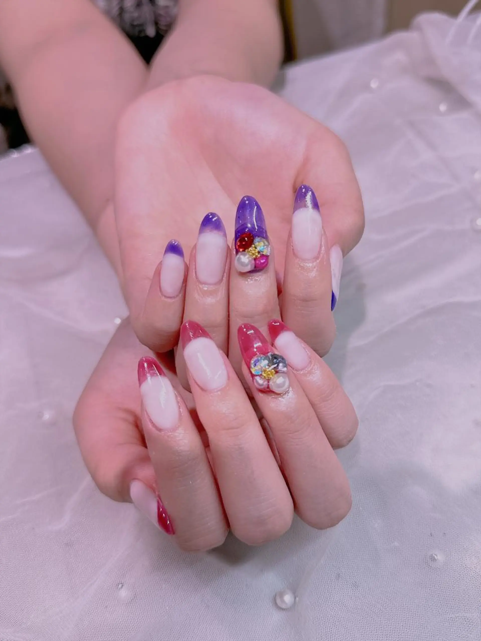 ネイル 長さだし専門店 M2　rikaのネイルデザイン