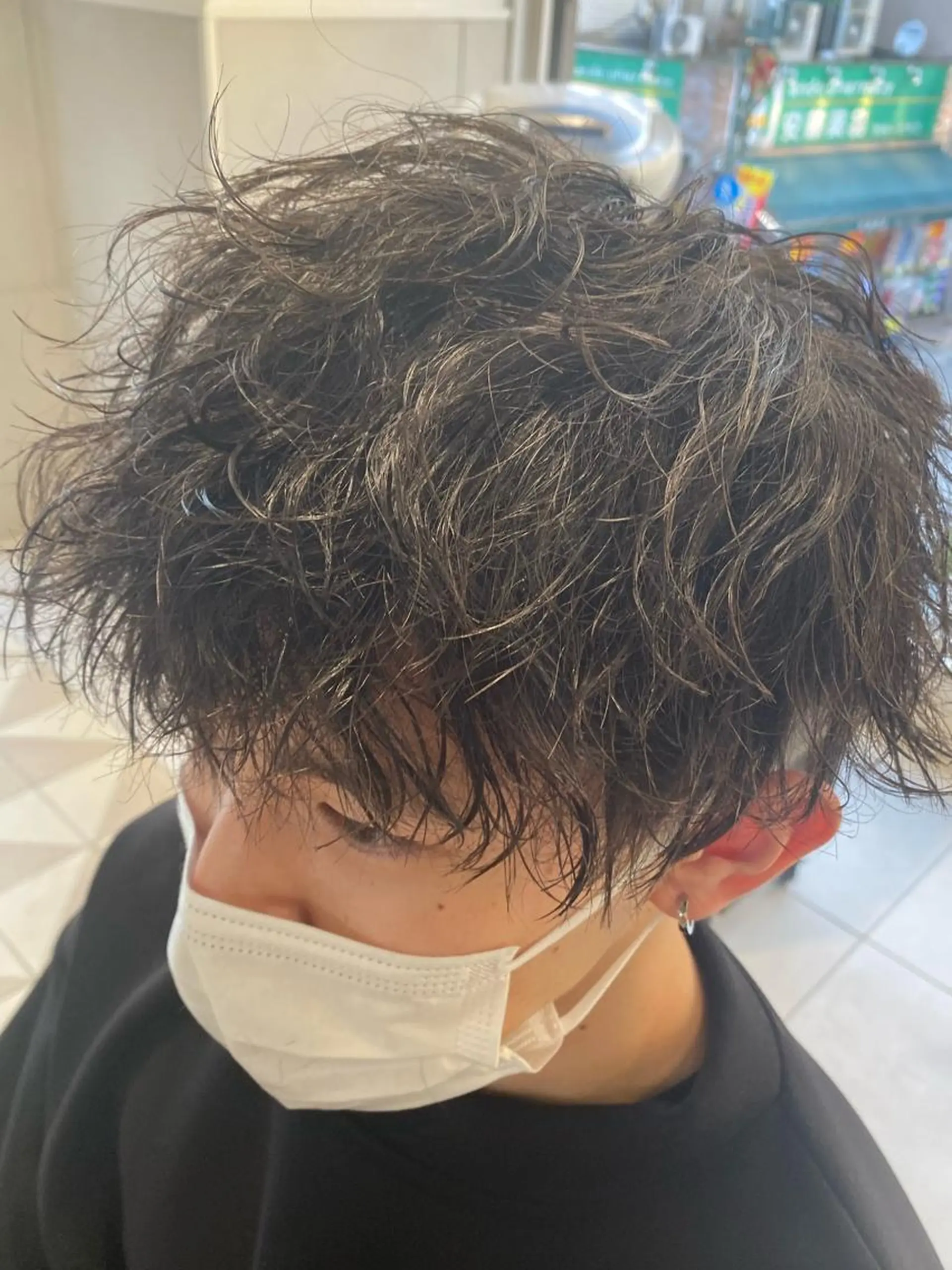 ショート パーマ ヘアアレンジ メンズ カット パーマ メンズパーマの巨匠 鈴木純のヘアスタイル