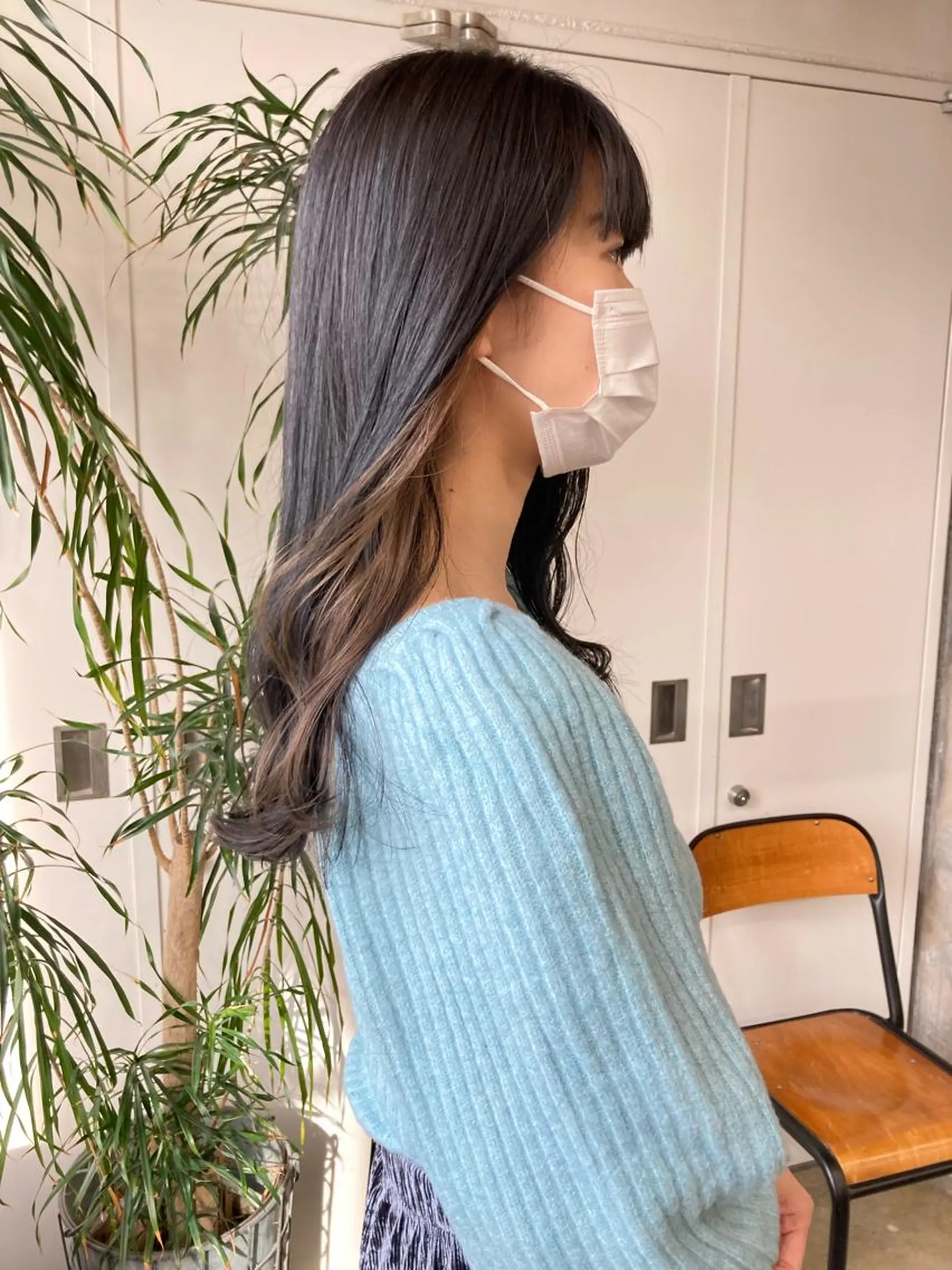 セミロング カラー ベージュカラー カット ヘアカラー 小木曽智美 /ボブ/ショートのヘアスタイル