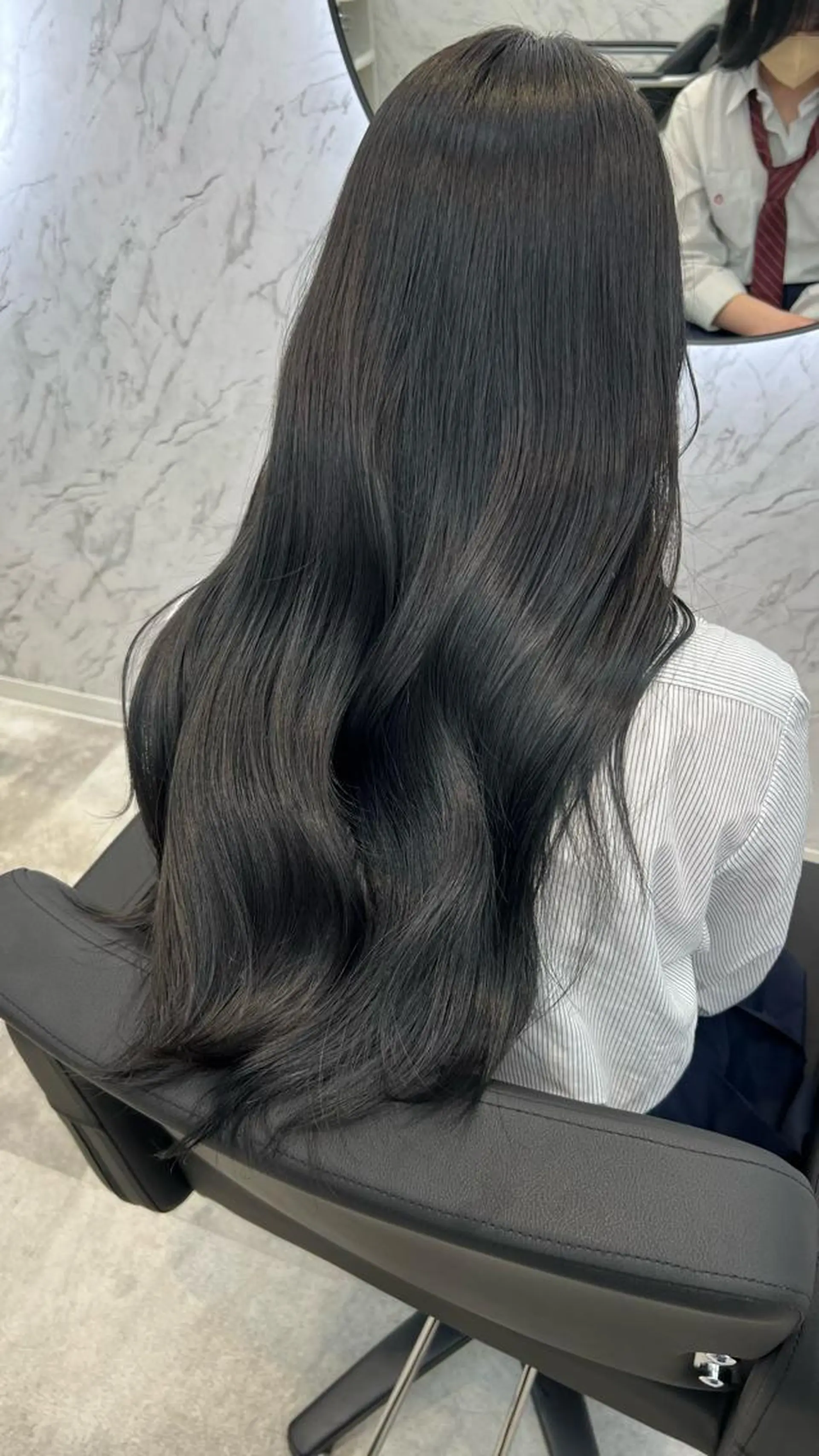 ロング トリートメント 韓国パーマ 美容師 和田爽良のヘアスタイル