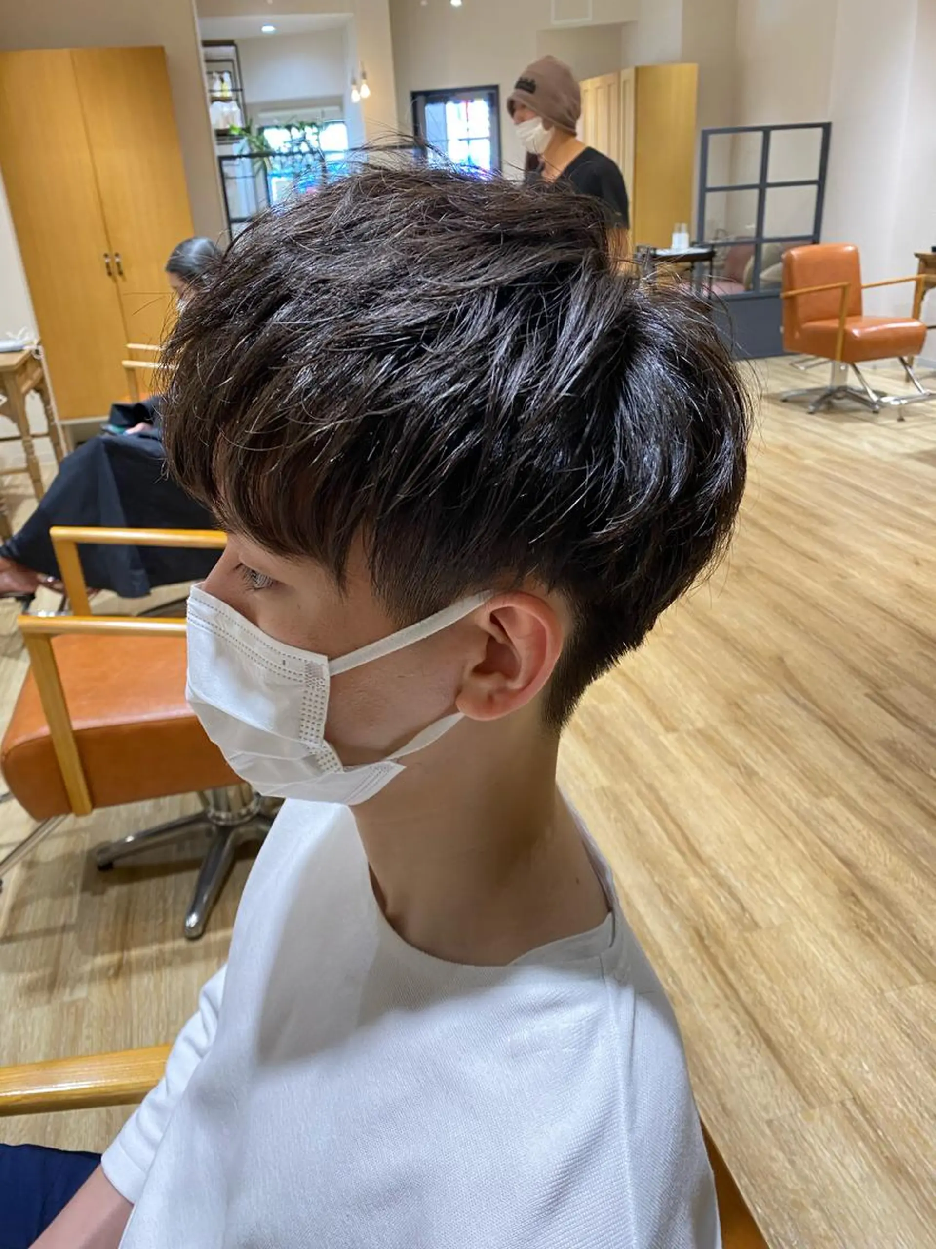 パーマ メンズ 田中 美沙希のヘアスタイル