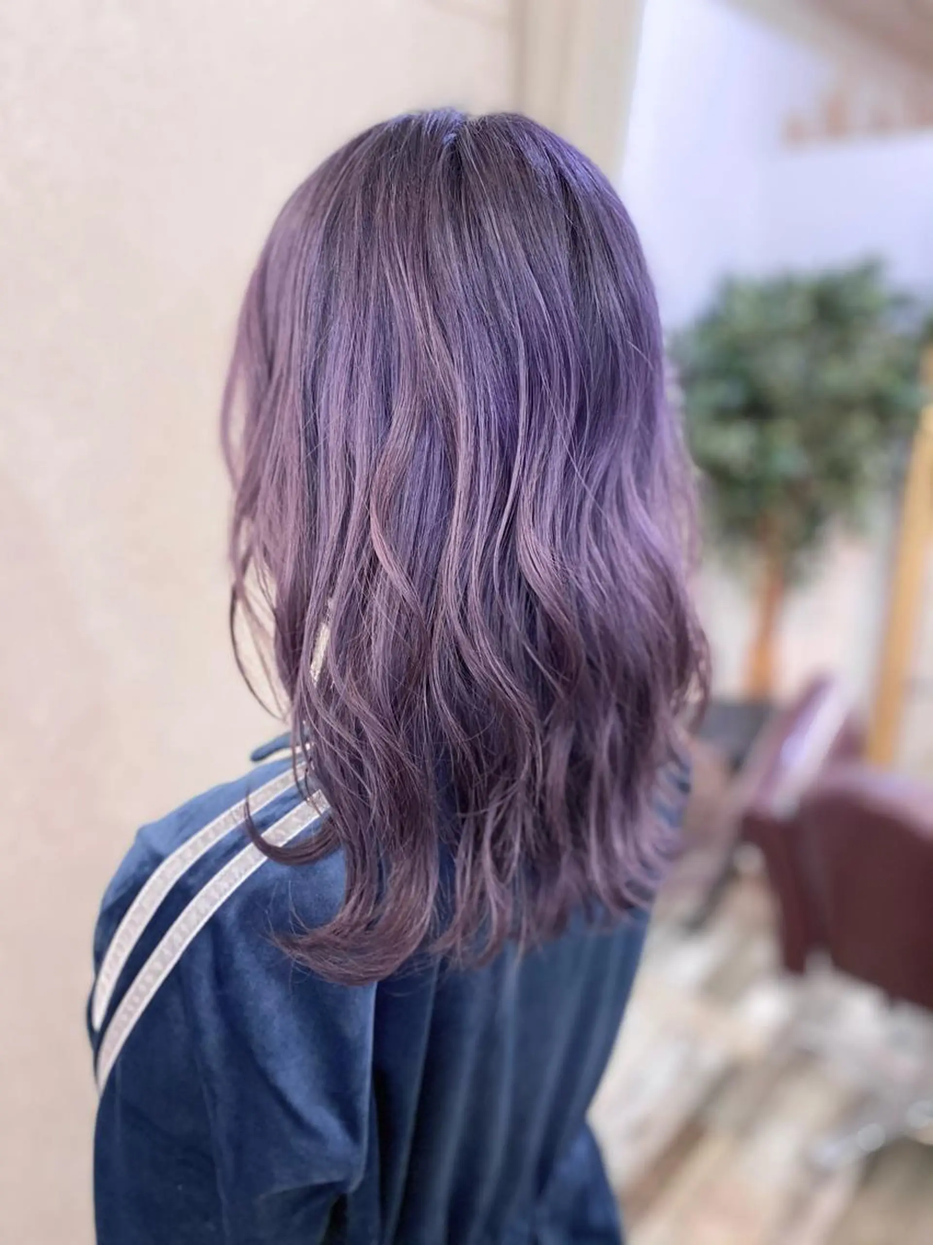 ミディアム カラー ラベンダーカラー 樋口健人/ハイライト /白髪ぼかし/艶髪のヘアスタイル