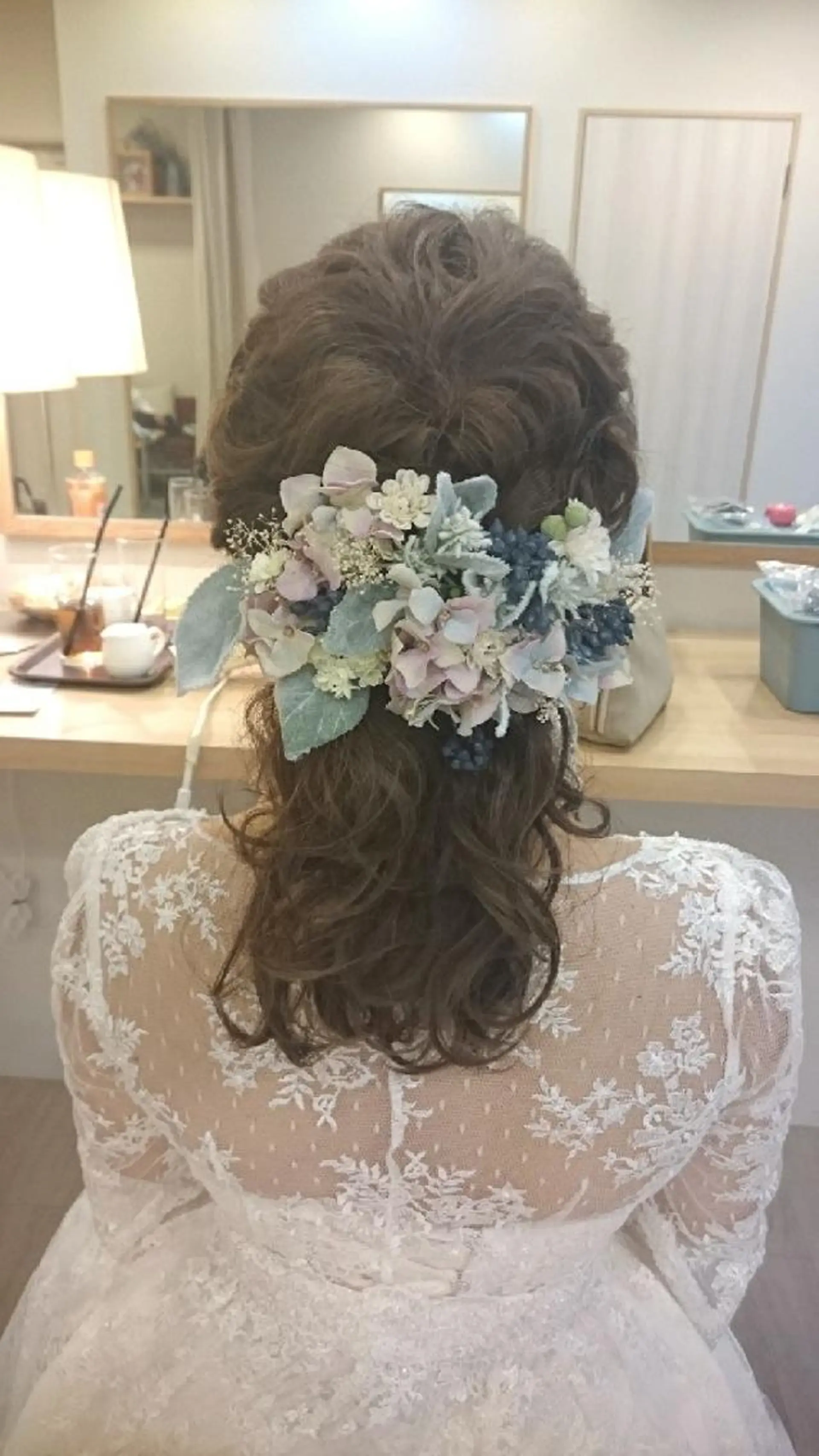 ヘアアレンジ 結婚式・ブライダル Le Lien カジのヘアスタイル