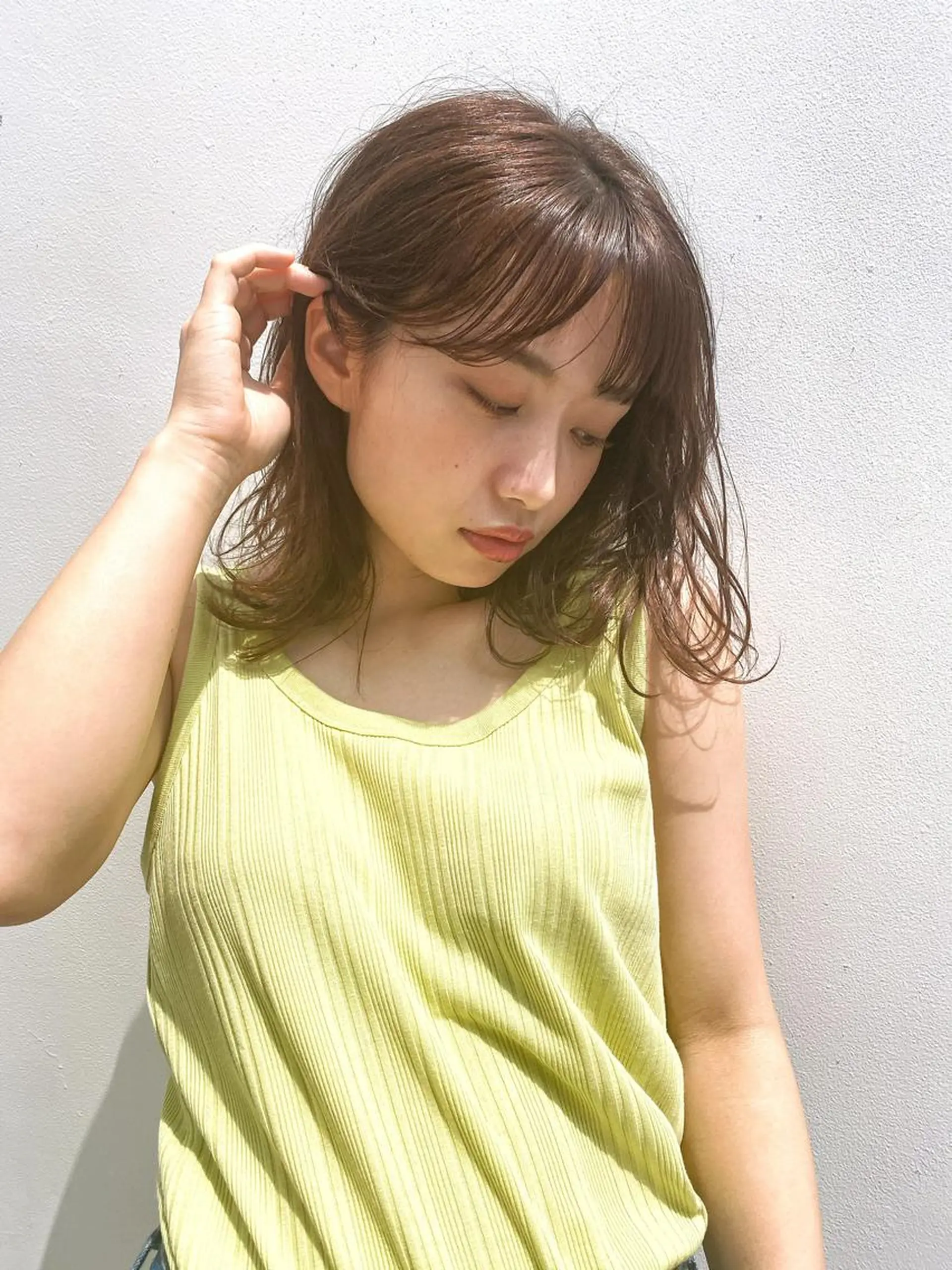 ミディアム カラー ベージュカラー 透明感カラー カット ヘアカラー トリートメント 🉐メンズヘア特化 men's/ケンイチのヘアスタイル