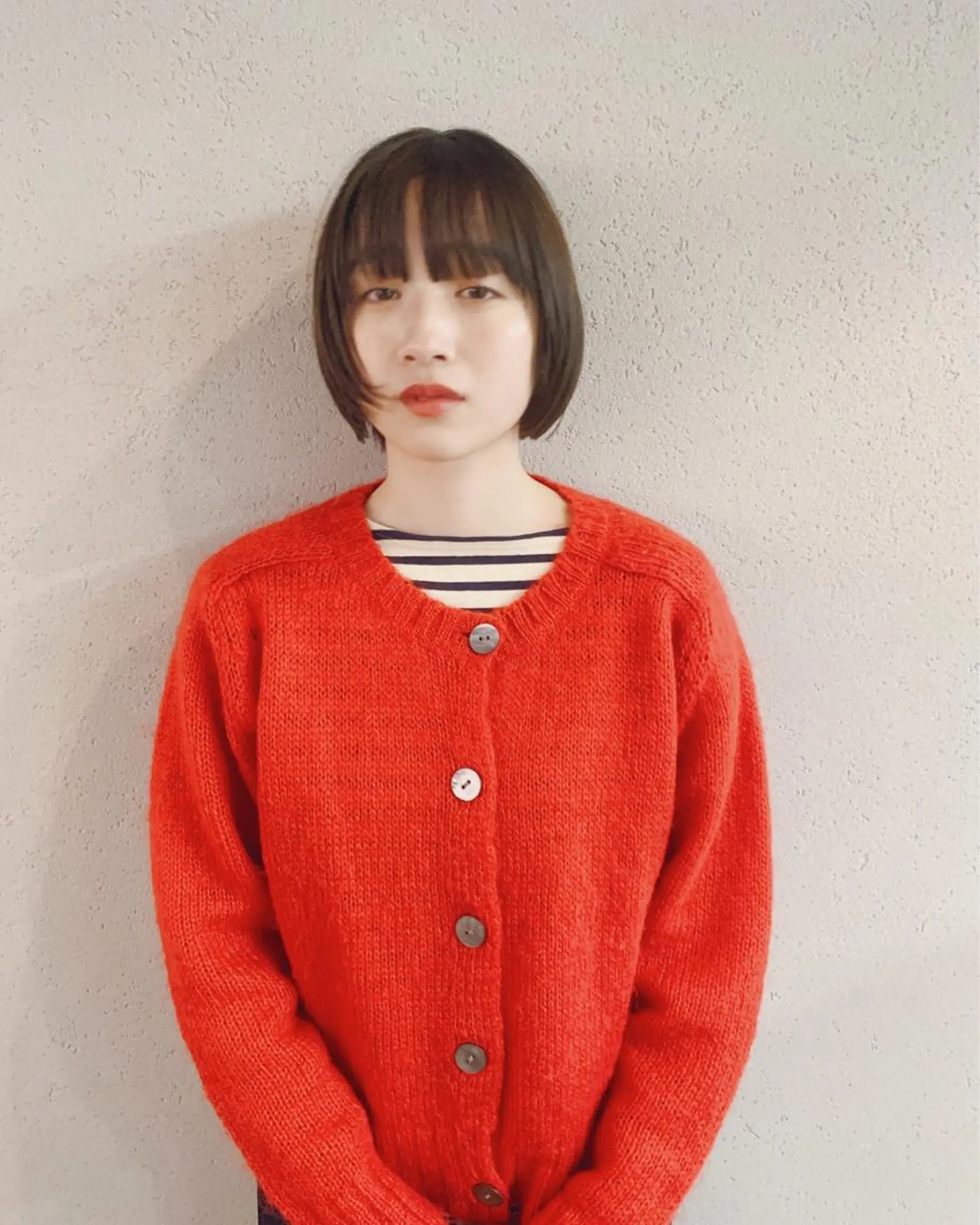 ショート カラー ボブパーマコテ巻き風 パーマNo1深江秀平のヘアスタイル