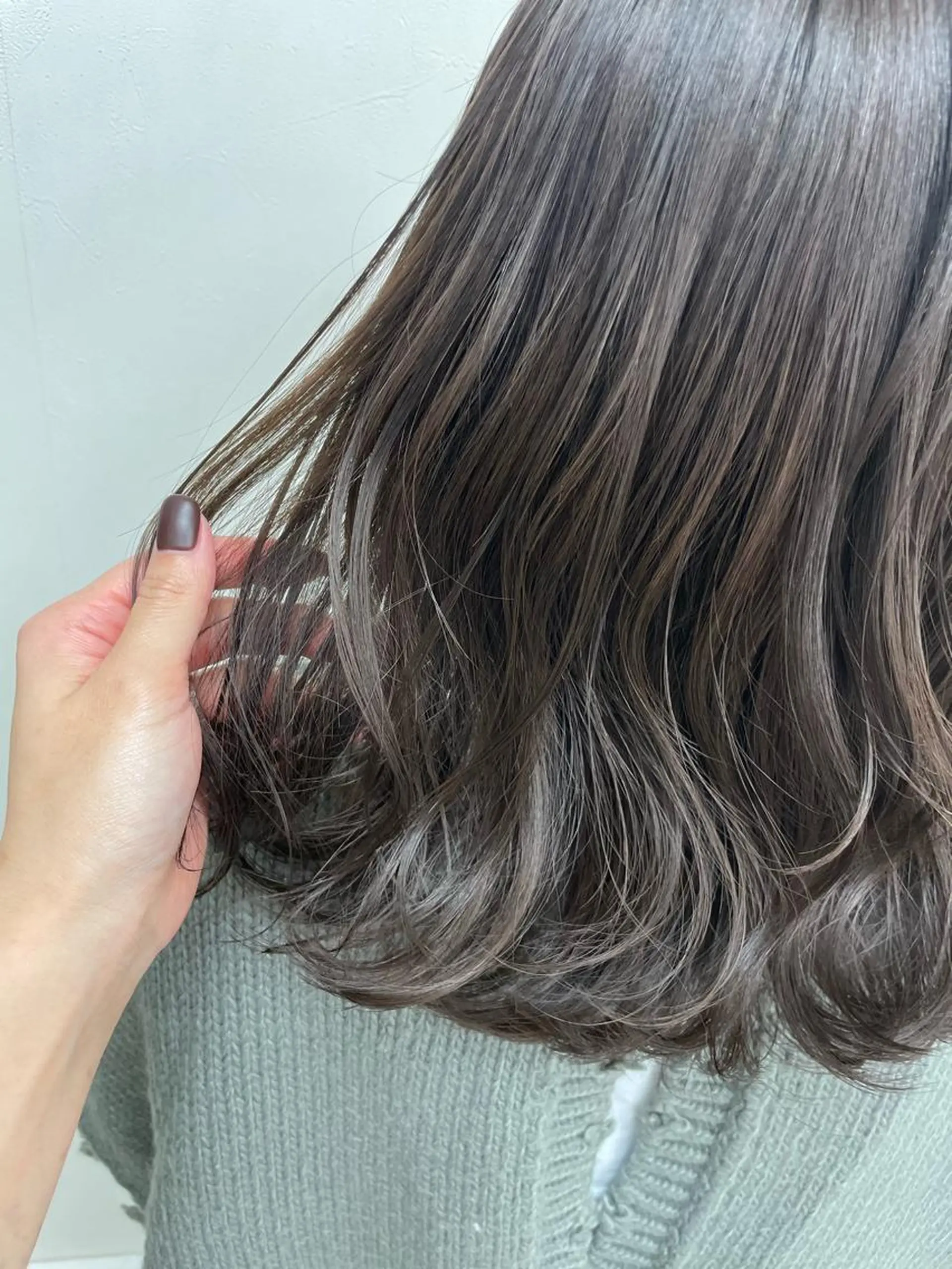 セミロング カラー コレットヘアー 田中アヤノのヘアスタイル