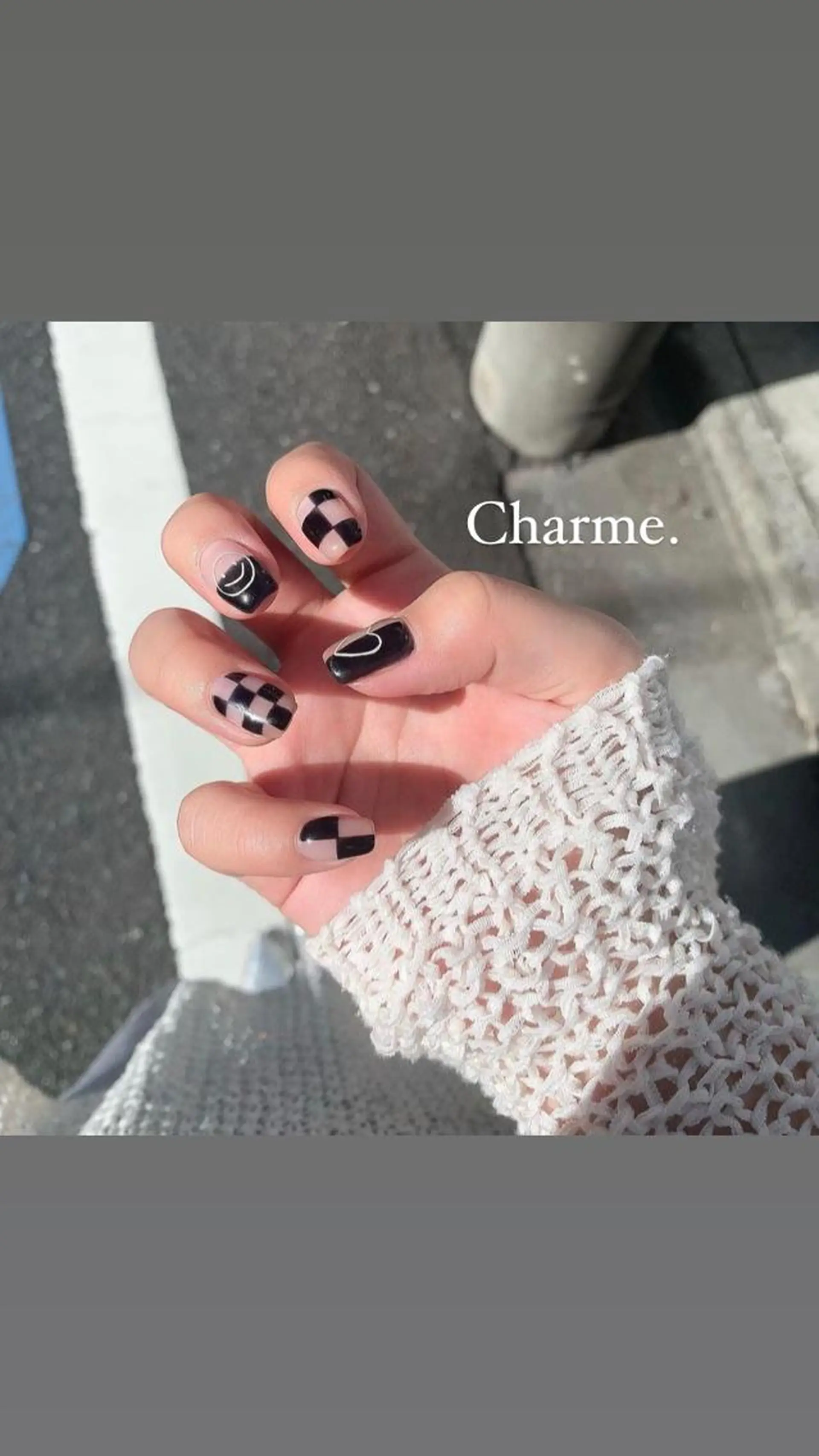 ネイル 持ち込み ニュアンスネイル Charme. NOBUKOのネイルデザイン