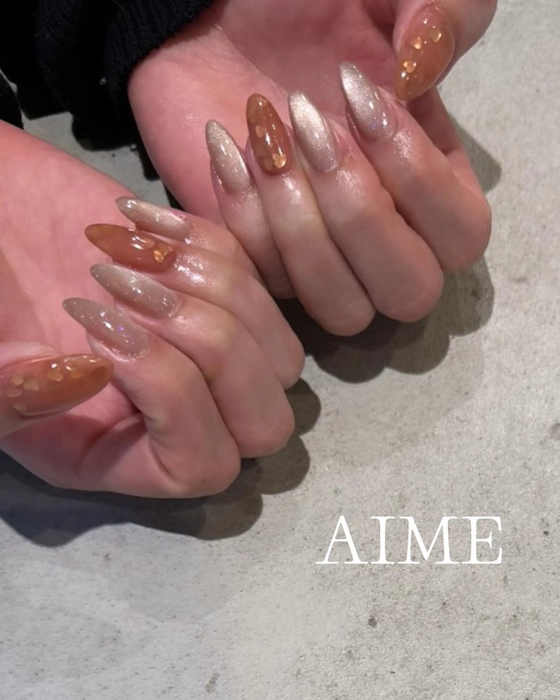 ネイル アートネイル ハンドネイル AIME （momo）のネイルデザイン