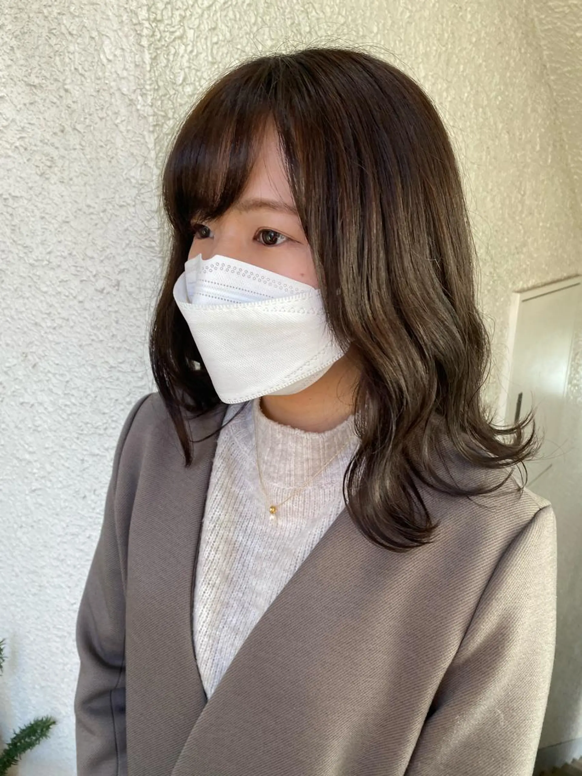 セミロング カラー ヘアアレンジ niconail 🧣ayu 📍烏山のネイルデザイン