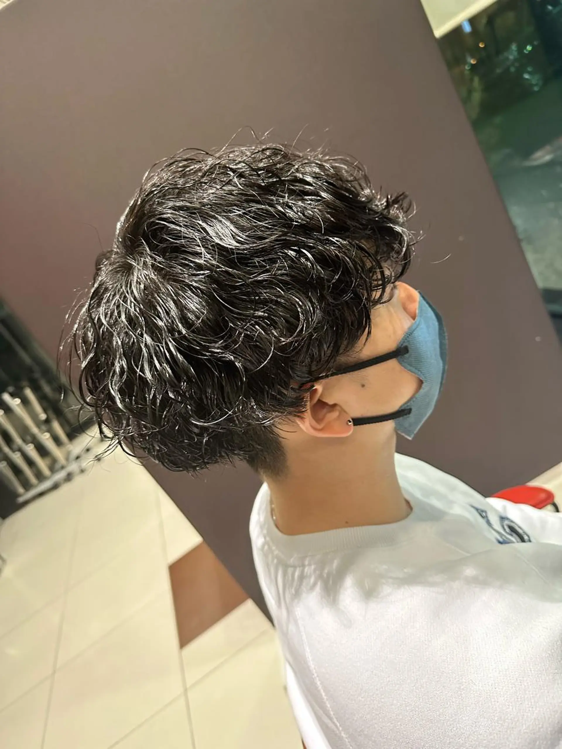 パーマ メンズ メンズパーマ 波巻きパーマ カット パーマ 仙台駅/メンズパーマ /🔗髙橋海汰のヘアスタイル