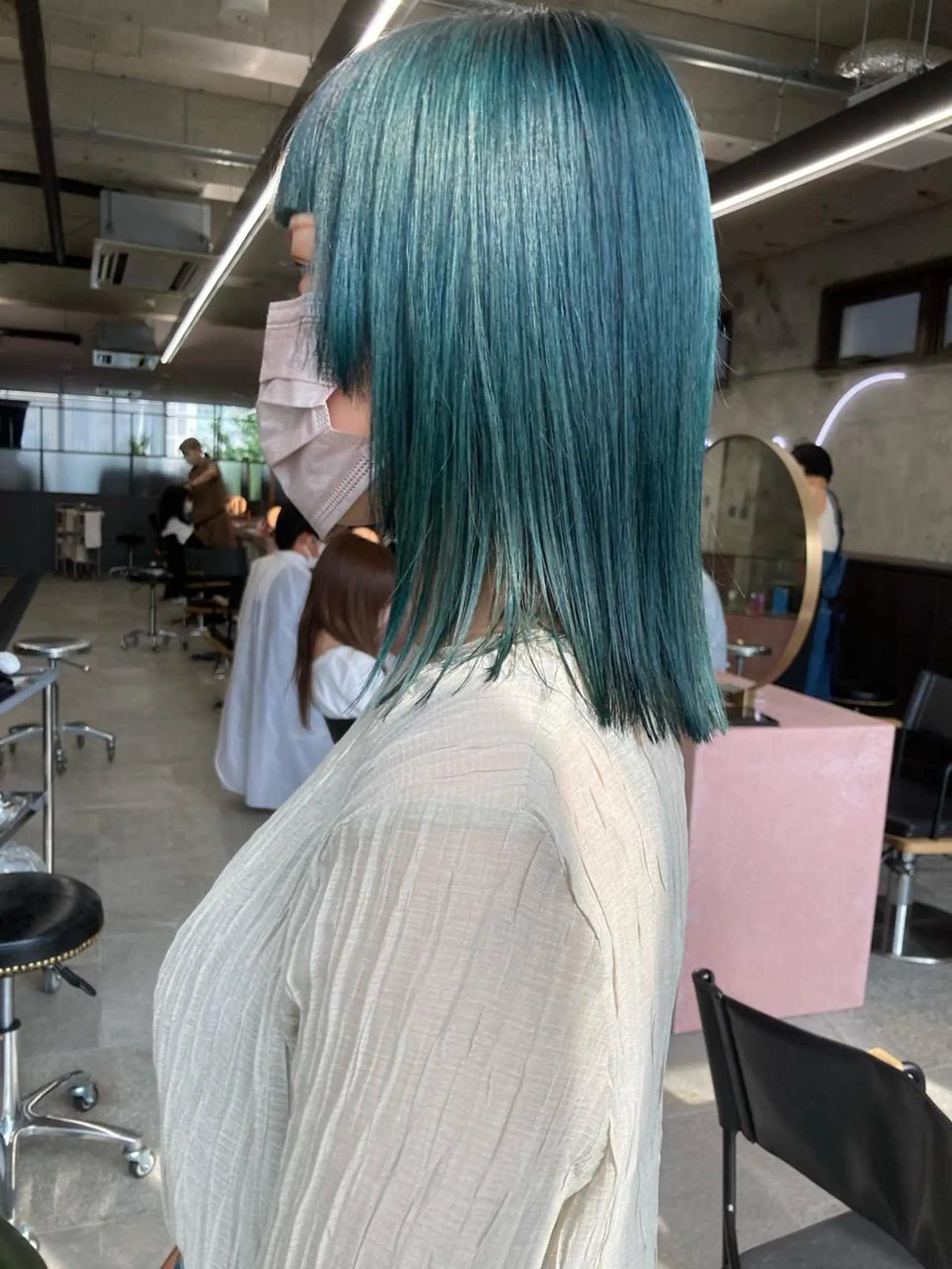 ミディアム カラー ブリーチ 小木曽智美 /ボブ/ショートのヘアスタイル