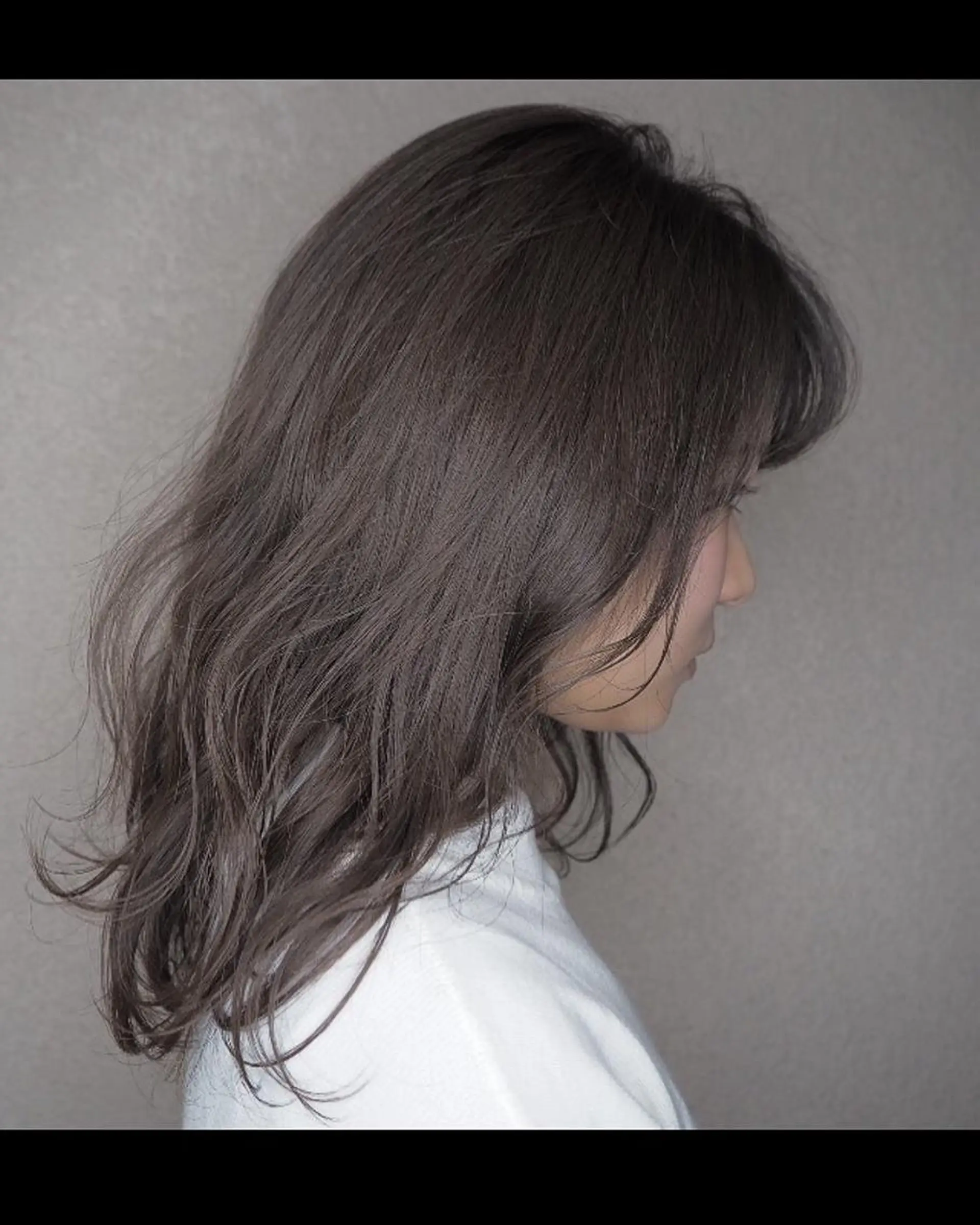ミディアム カラー カット ヘアカラー トリートメント 菅村 勇亮のヘアスタイル