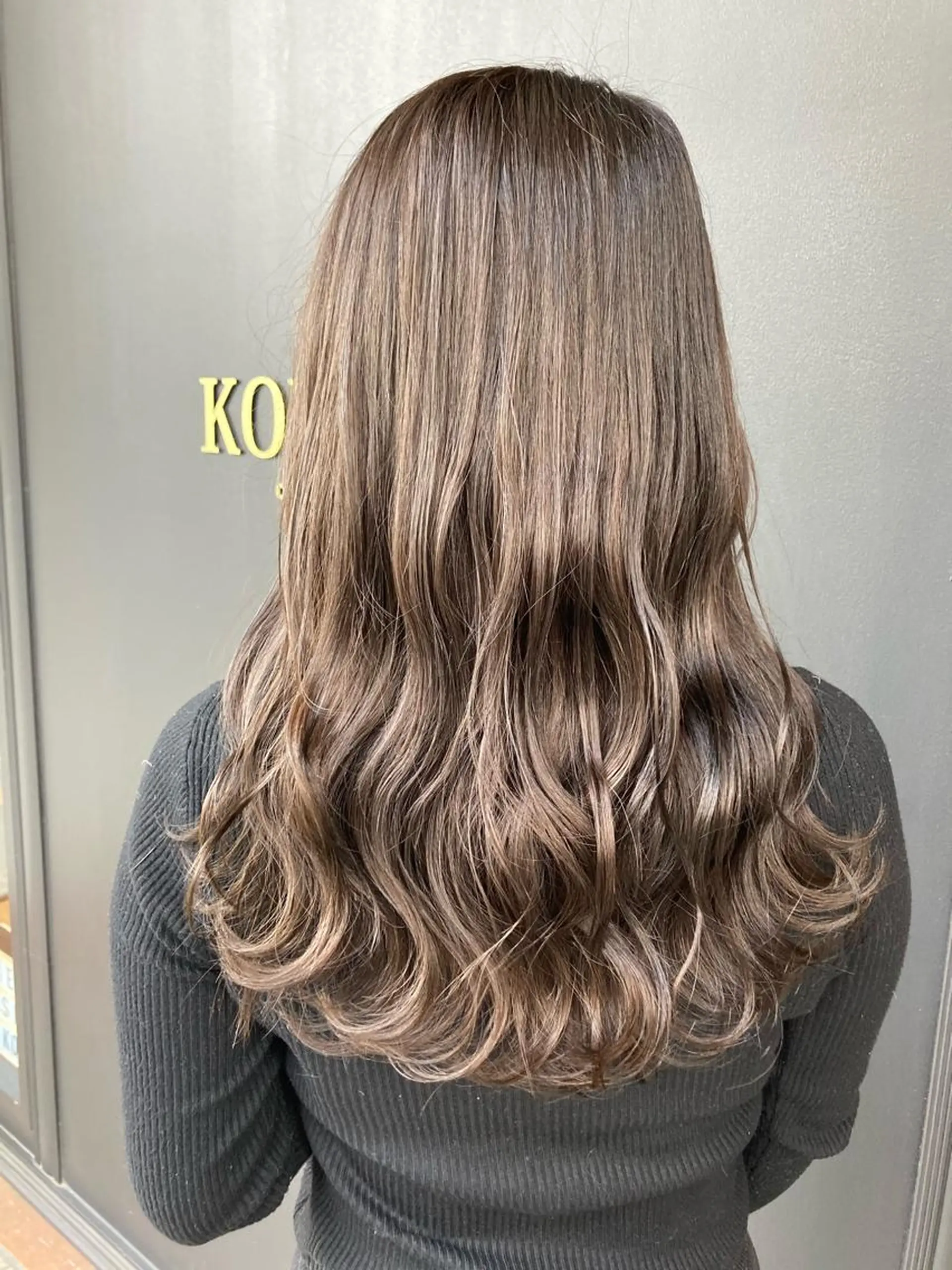 セミロング カラー カット ヘアカラー 💎髪質改善💎 西森千夏のヘアスタイル