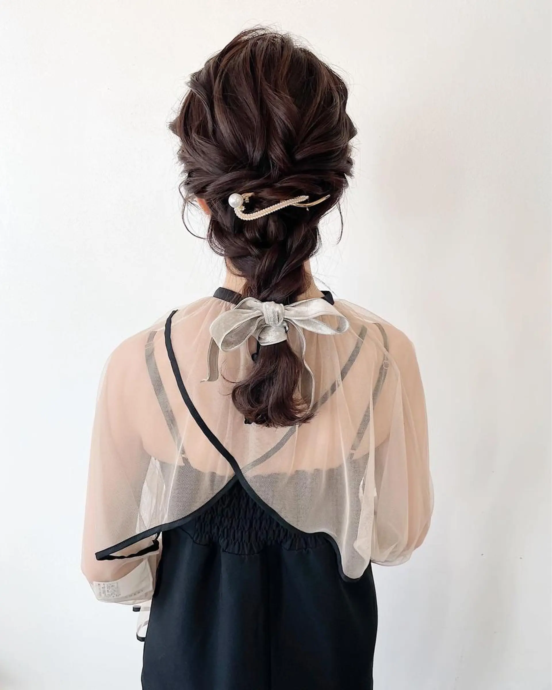 ロング ヘアアレンジ ヘアセット h a k u 大倉 卓人のヘアスタイル