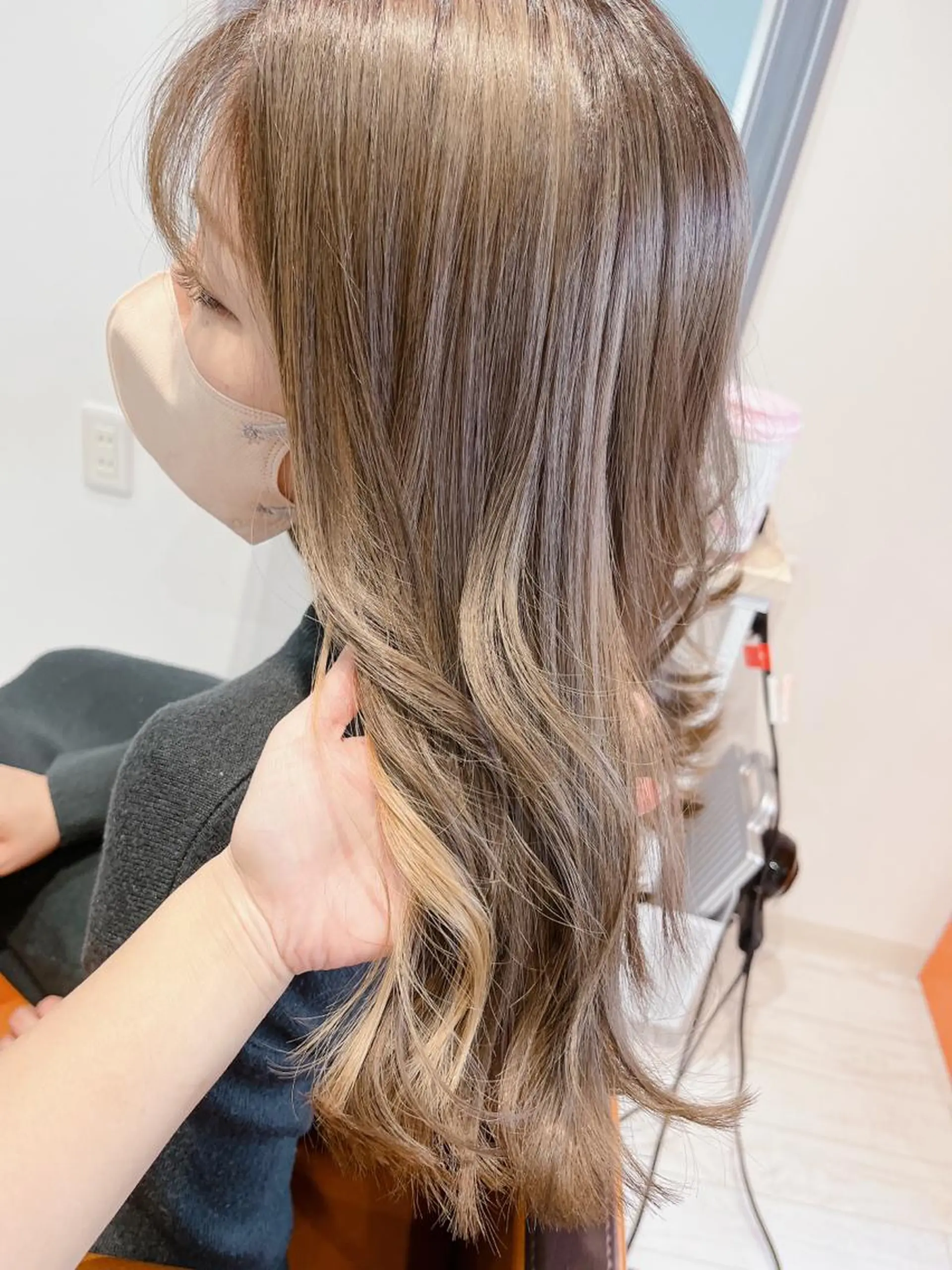 カラー アッシュ ベージュカラー ブリーチ ✨️💎山口 真依💎✨️のヘアスタイル