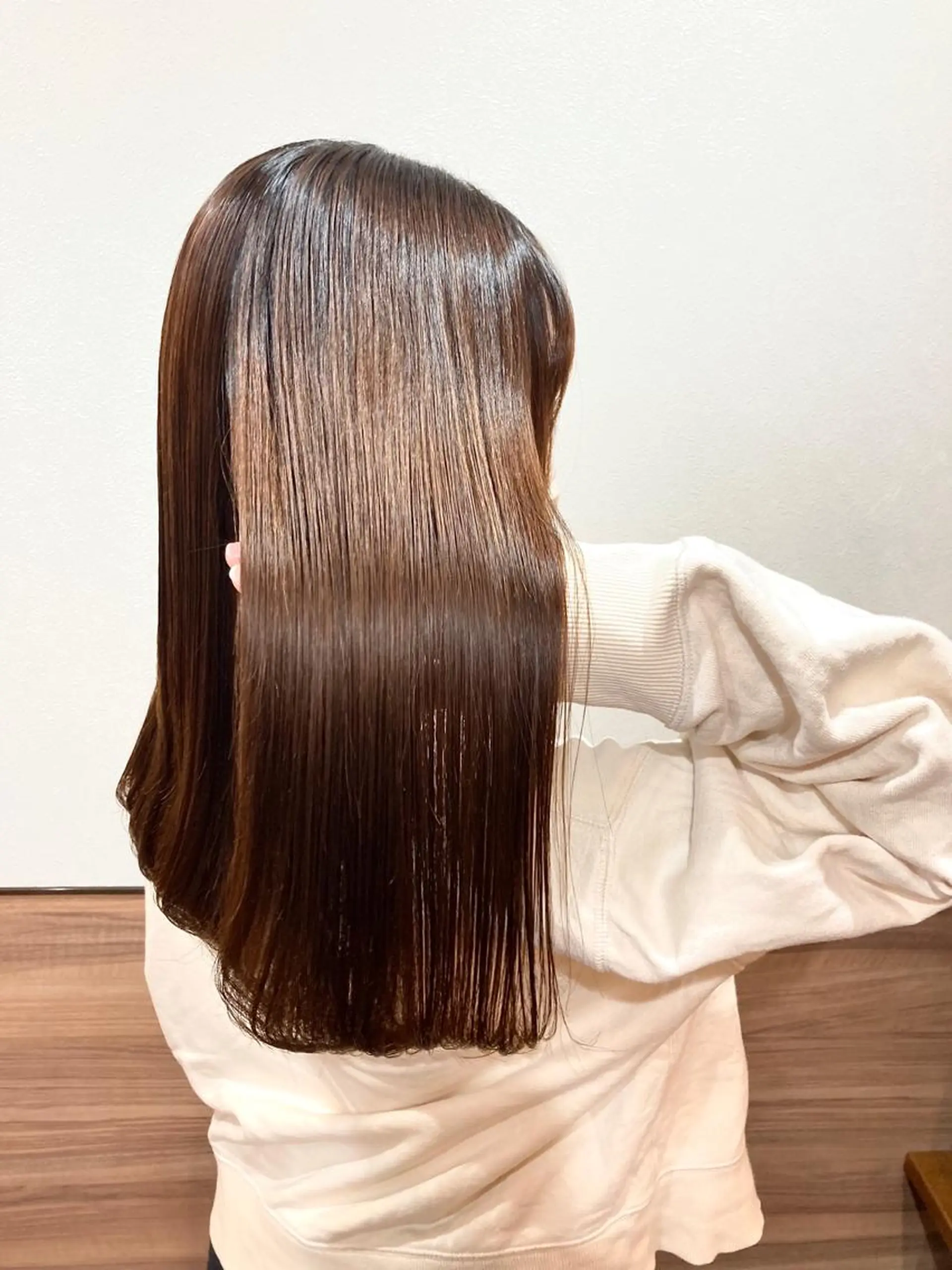 ロング パーマ 髪質改善 縮毛矯正 トリートメント Annon プライベートサロンのヘアスタイル