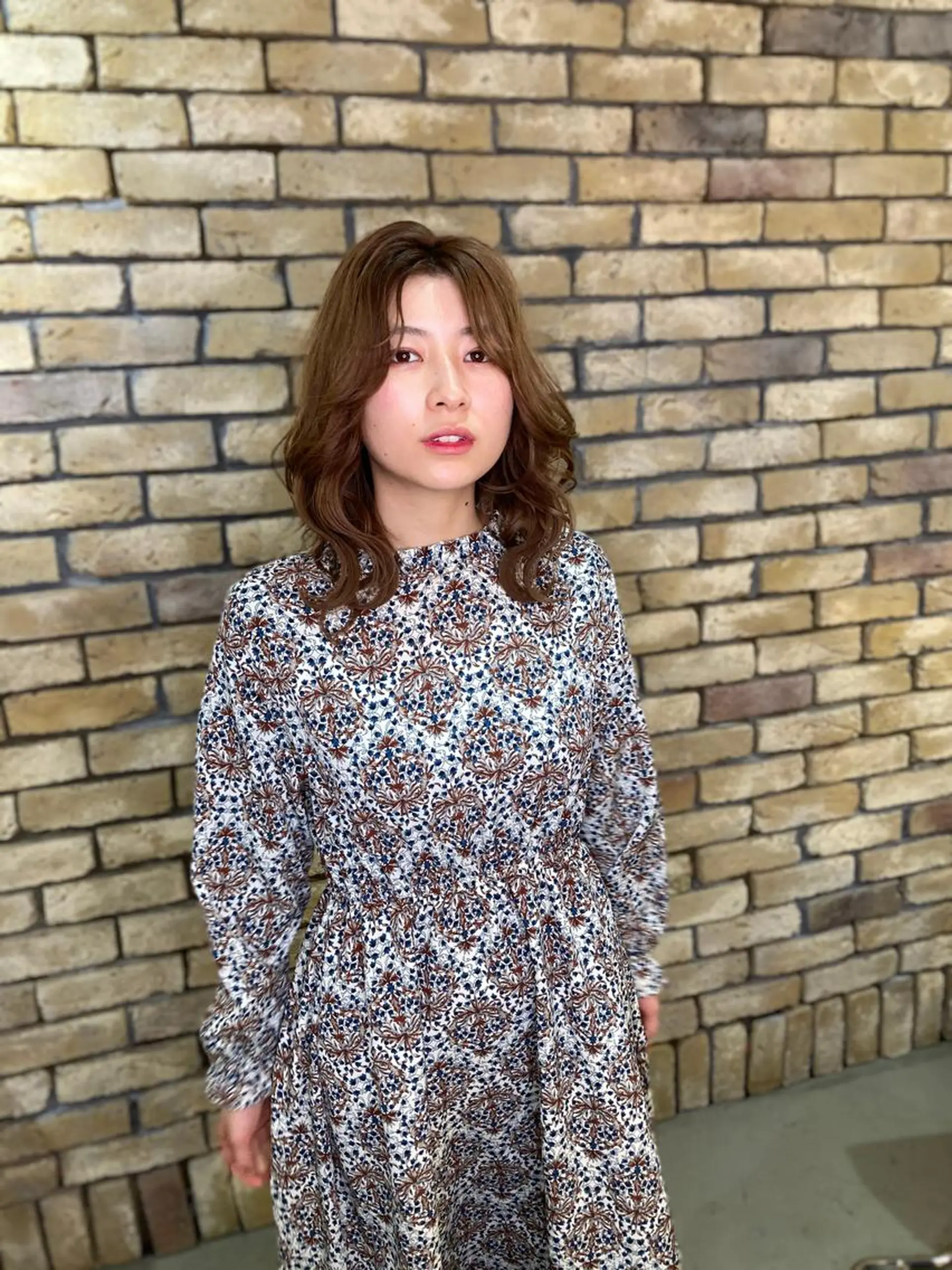 ミディアム 河野 行史のヘアスタイル