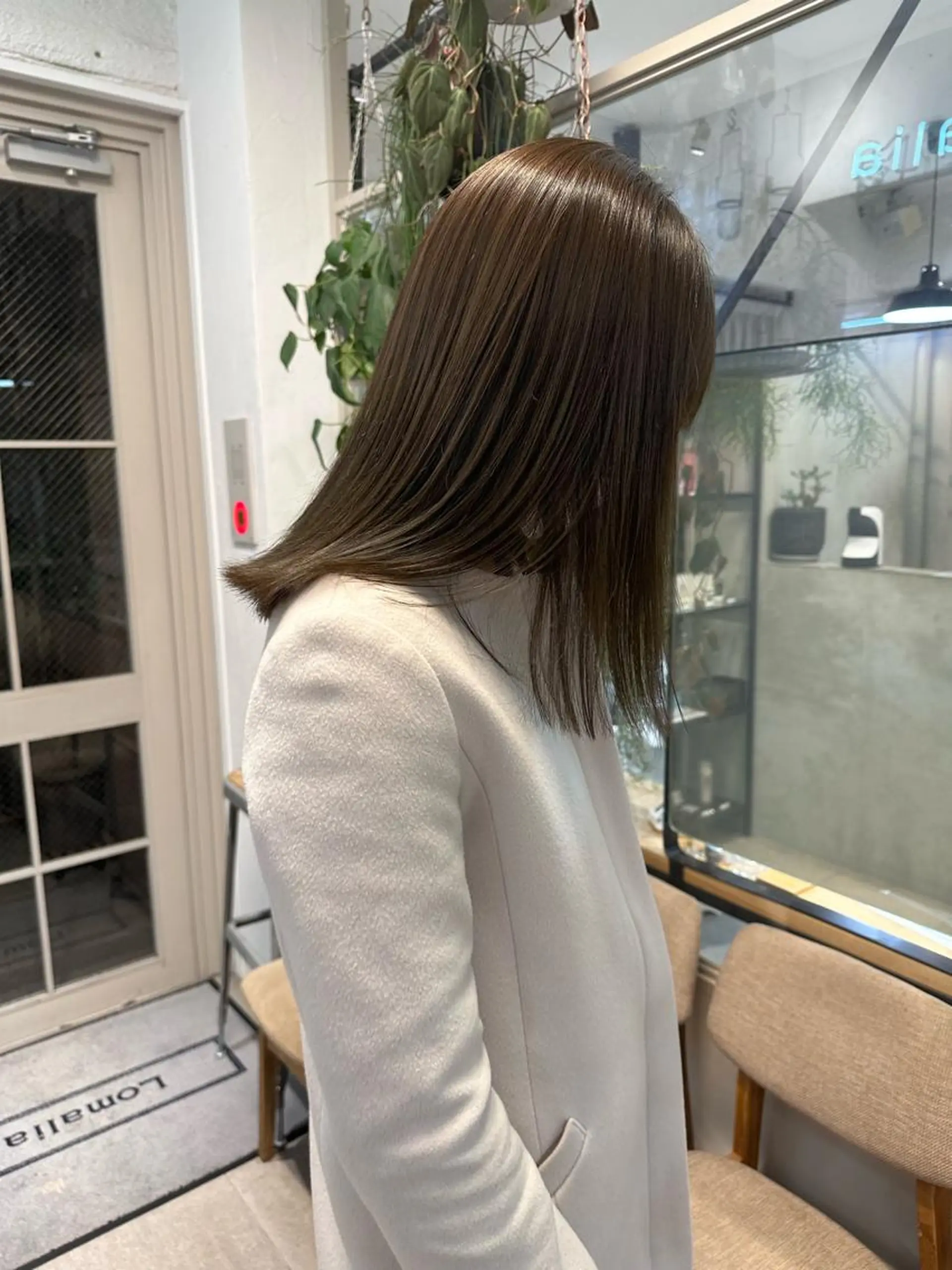 ミディアム カラー REINA☁️透明感 カラー/ぷつっと♡のヘアスタイル