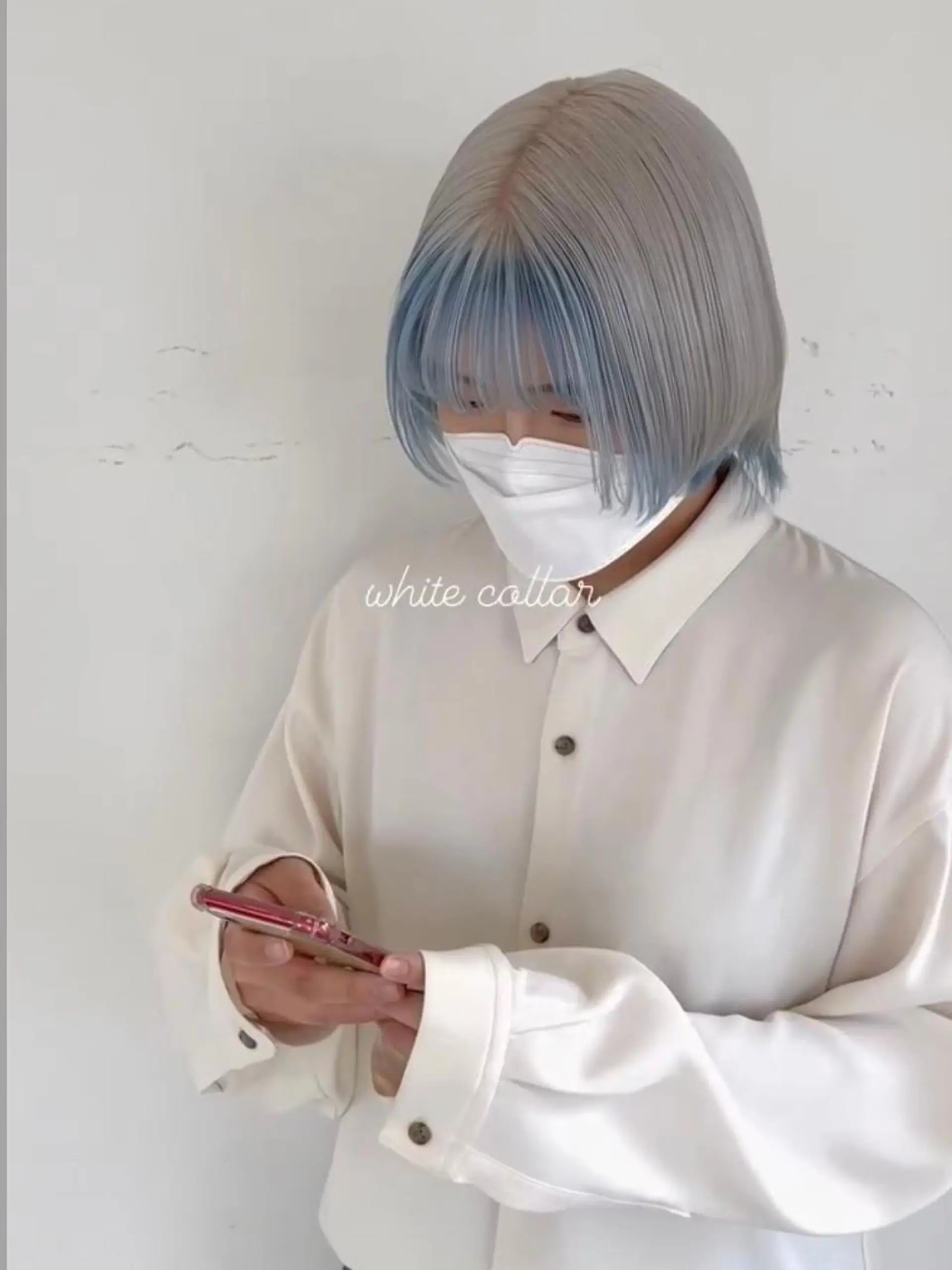ショート カラー ショートボブ バレイヤージュ ブリーチ ケアブリーチ デザインカラー カラー特化サロン梅田 Eir茶屋町/山下のヘアスタイル