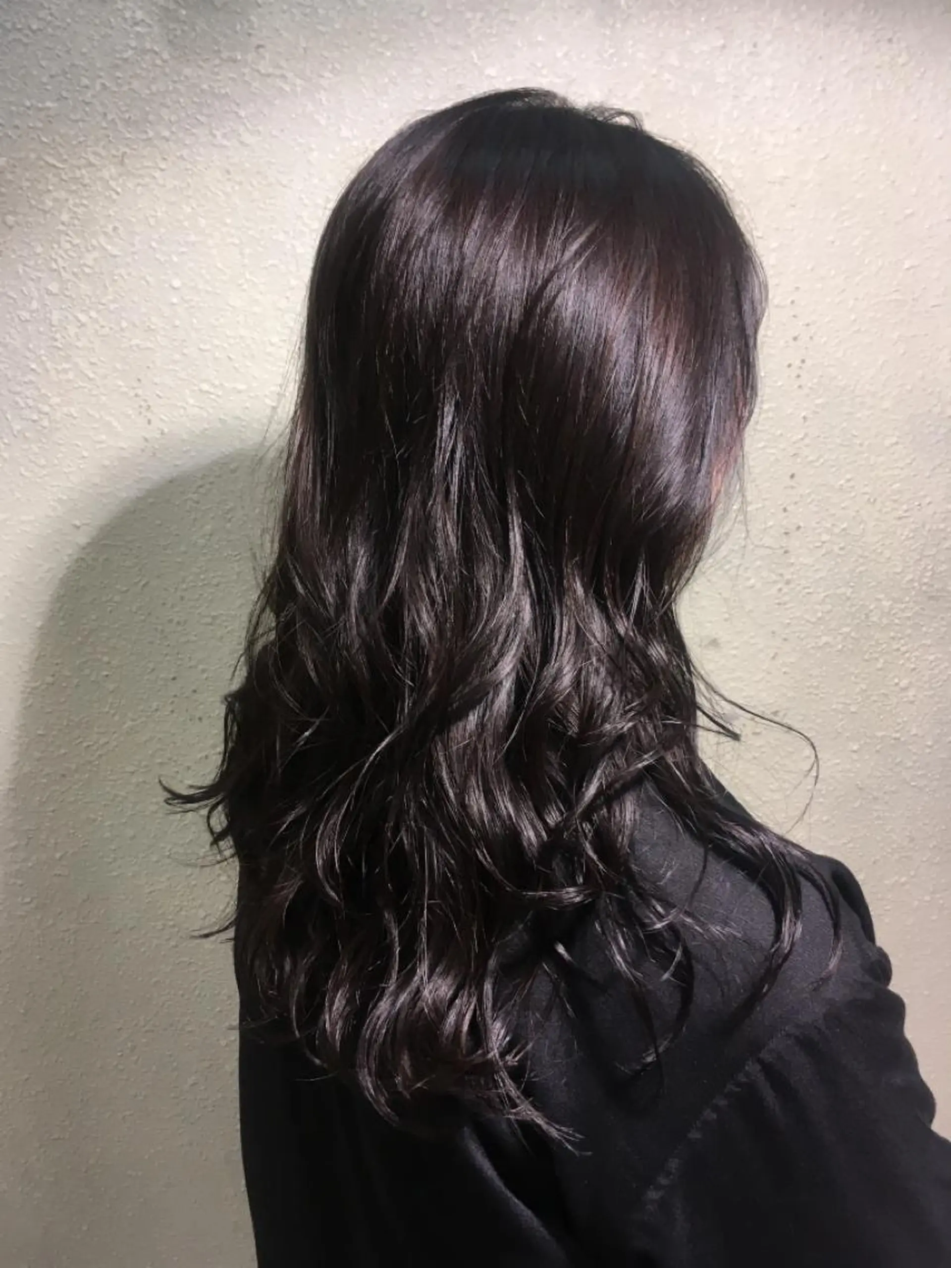 セミロング カット ヘアカラー ヨナイ チヒロのヘアスタイル