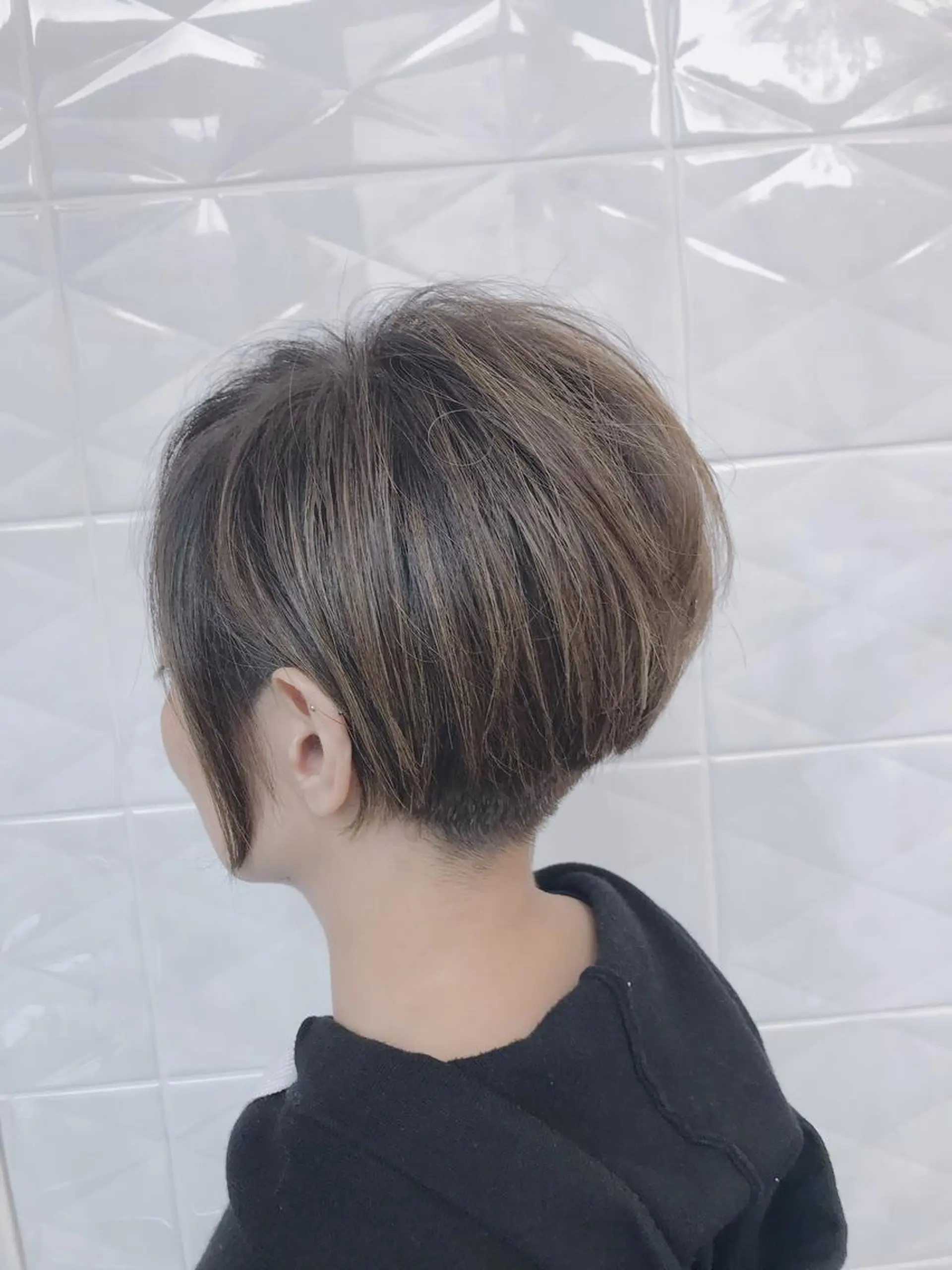 ショート カット ヘアカラー トリートメント 💗大人艶×髪質改善 カラー💗AYAKIのヘアスタイル