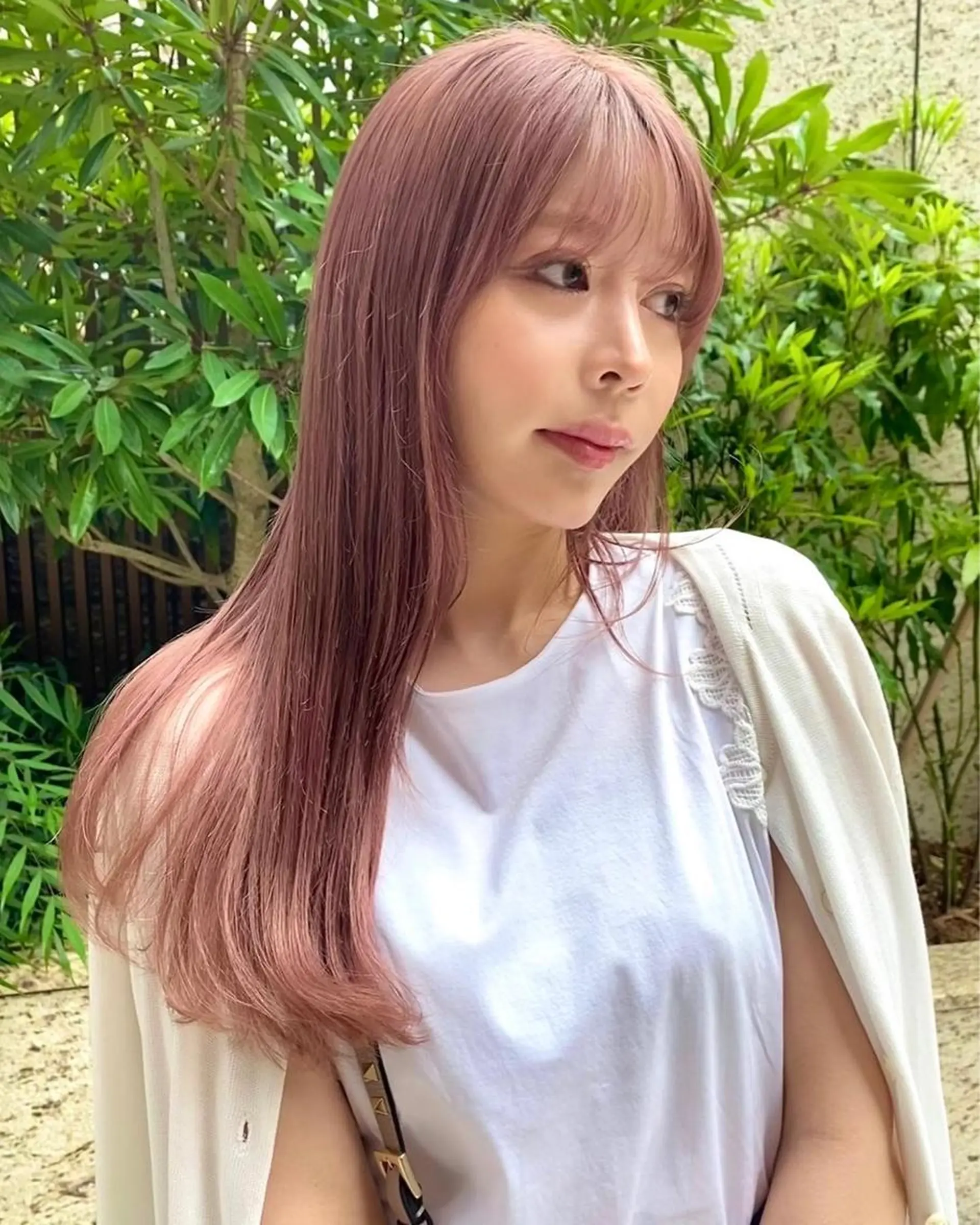 ロング カラー ピンクカラー ハイトーン/デザイン hirokiのヘアスタイル