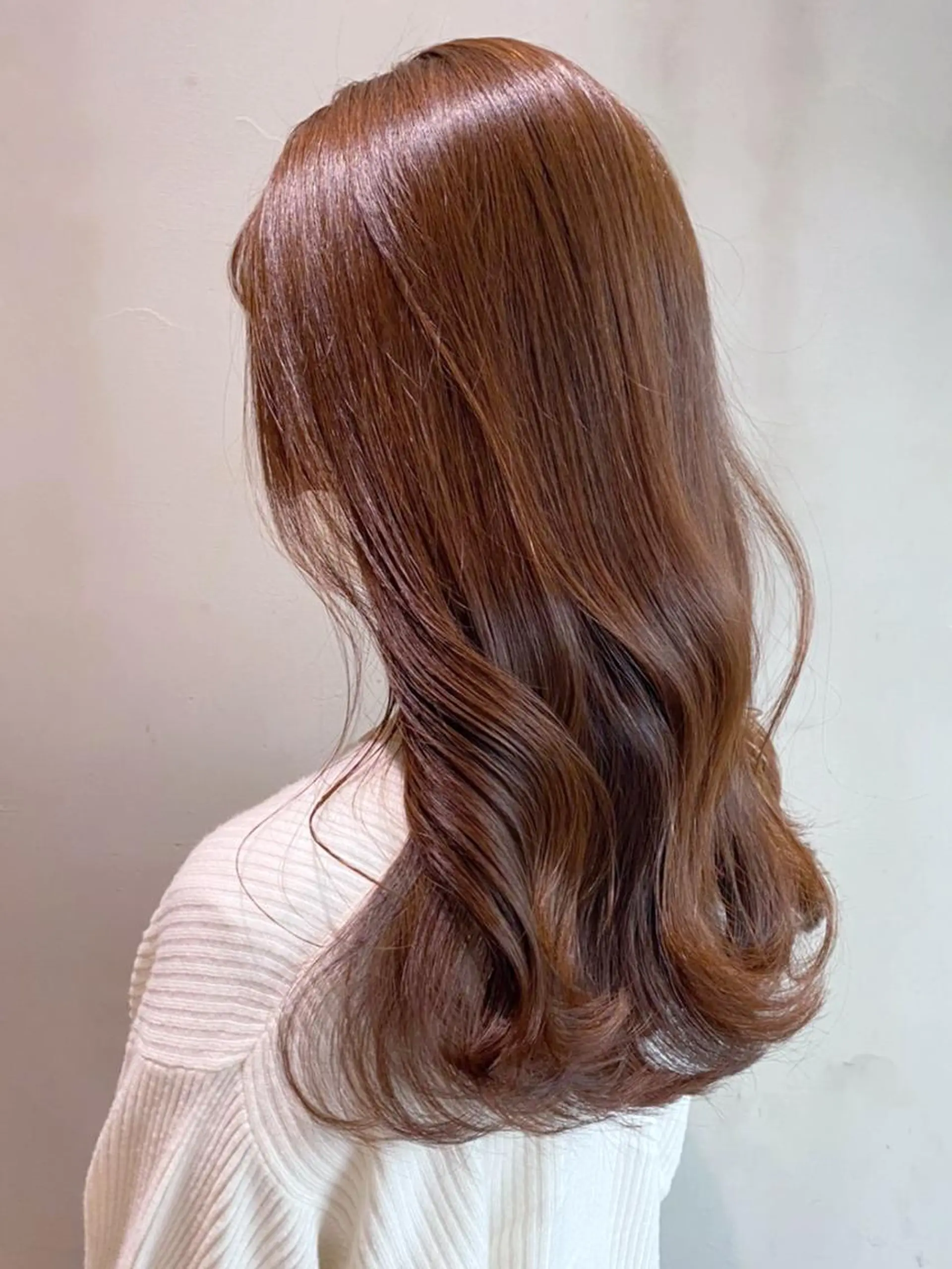 セミロング カラー パーマ ヘアアレンジ ITbyALBUM 中野店のヘアスタイル