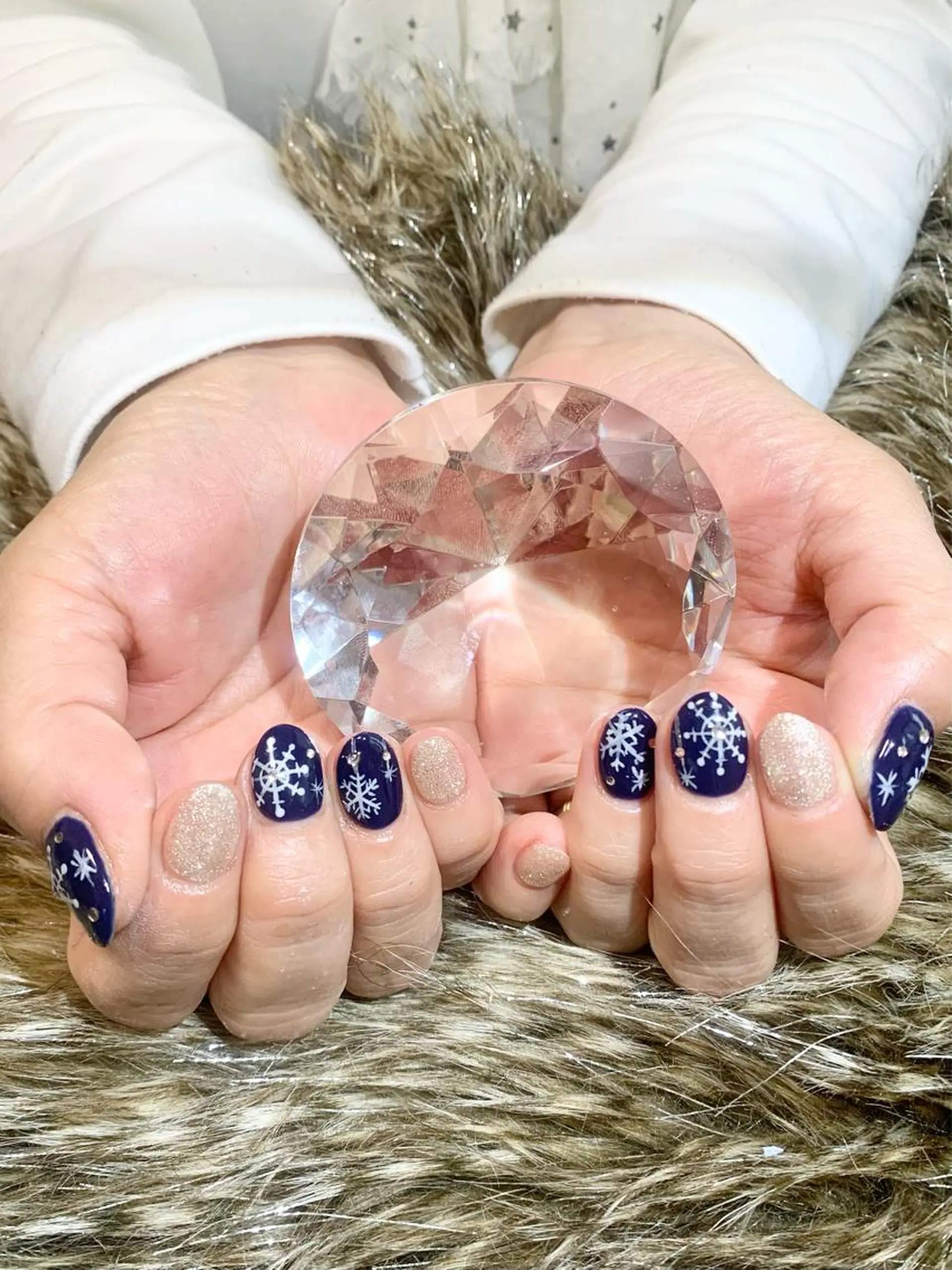 ネイル 🌙都岡 ムーンネイルのネイルデザイン