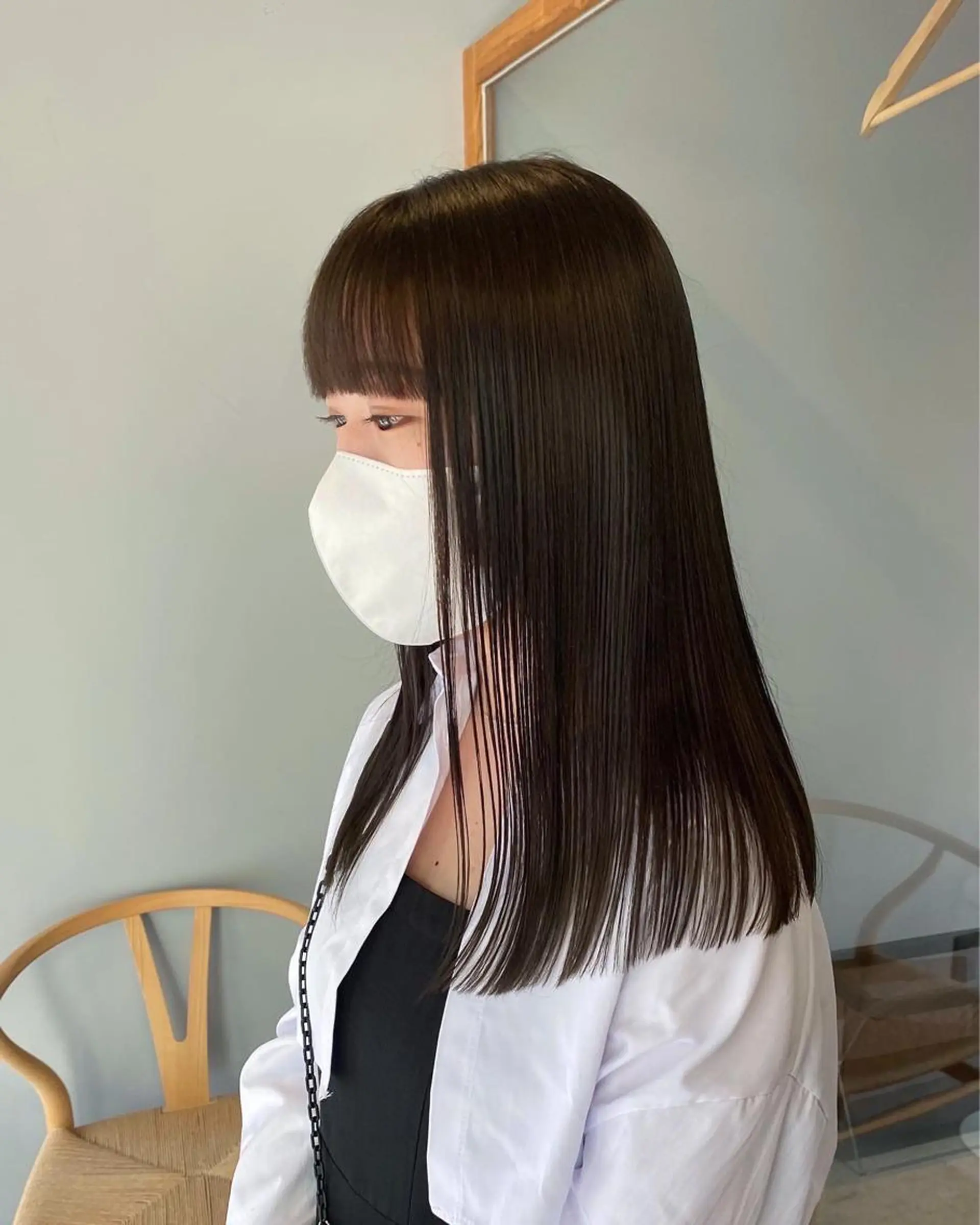 カラー ブラウンカラー カット ヘアカラー shiga mariaのヘアスタイル