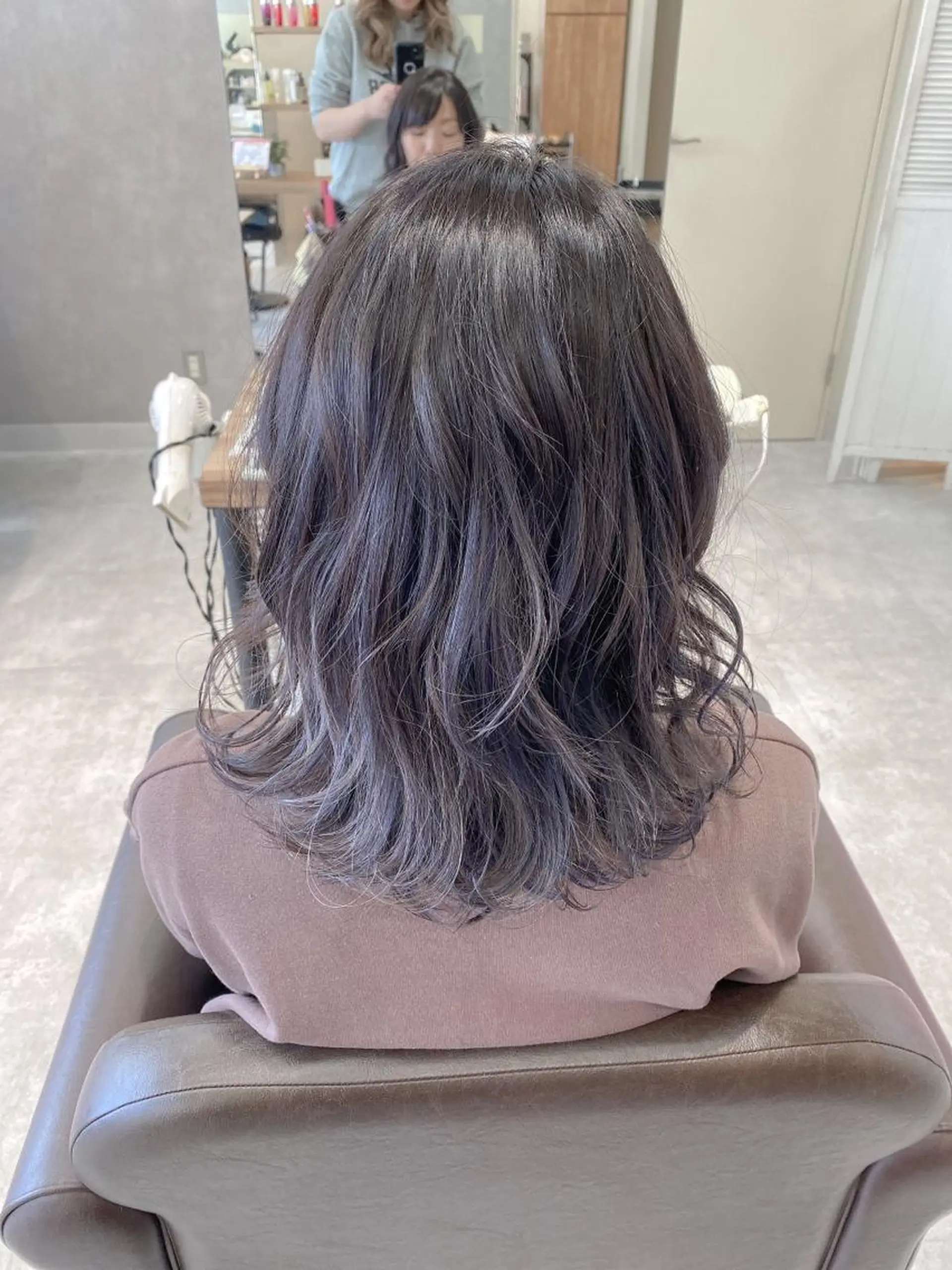 ミディアム 【髪質改善　艶髪】 布川　莉穂のヘアスタイル