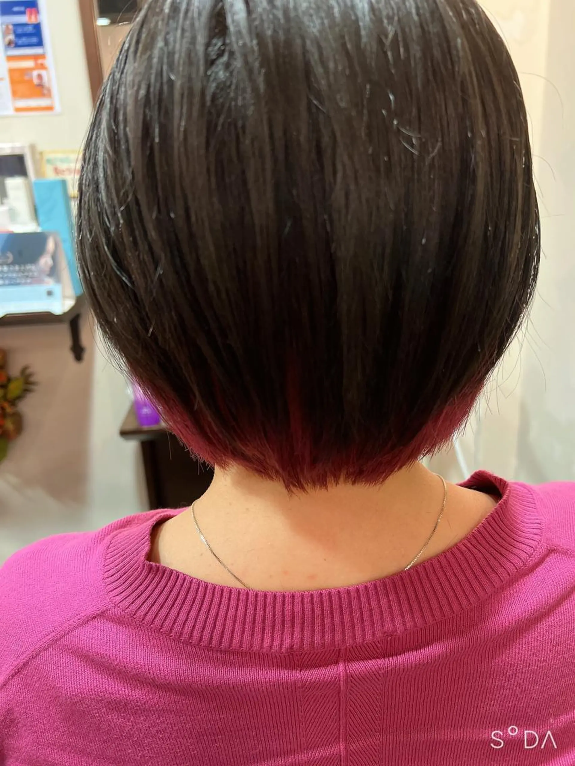 ショート カラー インナーカラー 💎透明感カラー特化 💎TAISEIのヘアスタイル