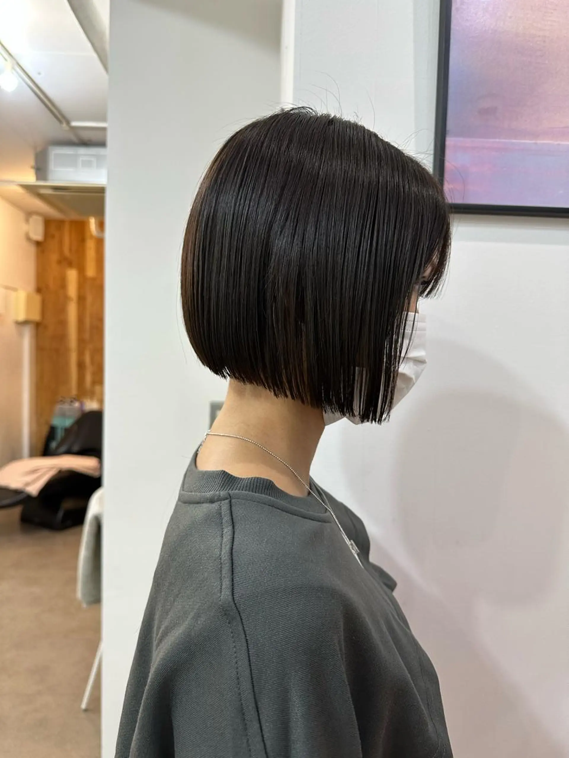 ショート カラー パーマ 🪭risa 暖色/レイヤー🪭のヘアスタイル