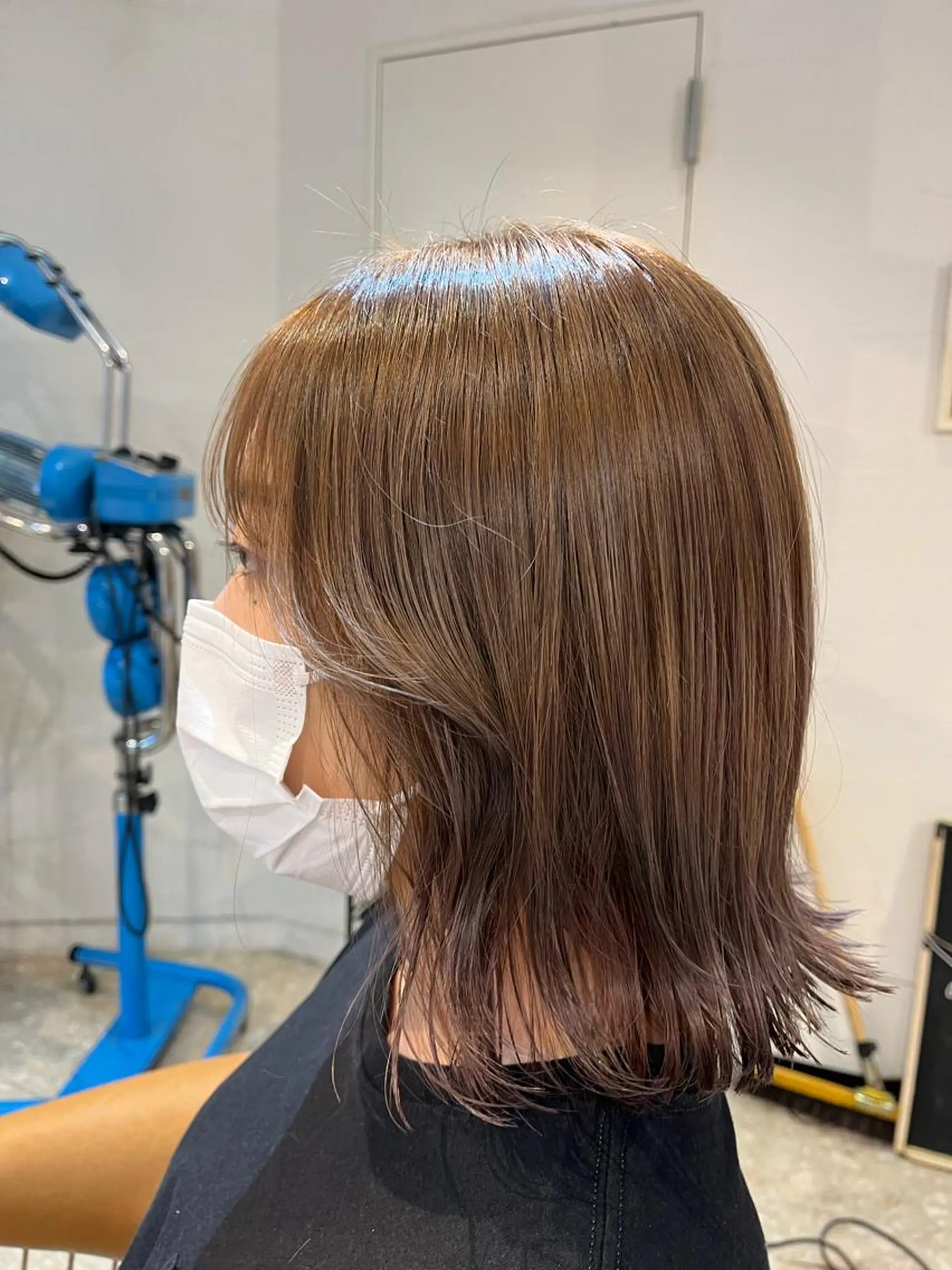 ミディアム カラー ヘアカラー うしだ かおるのヘアスタイル