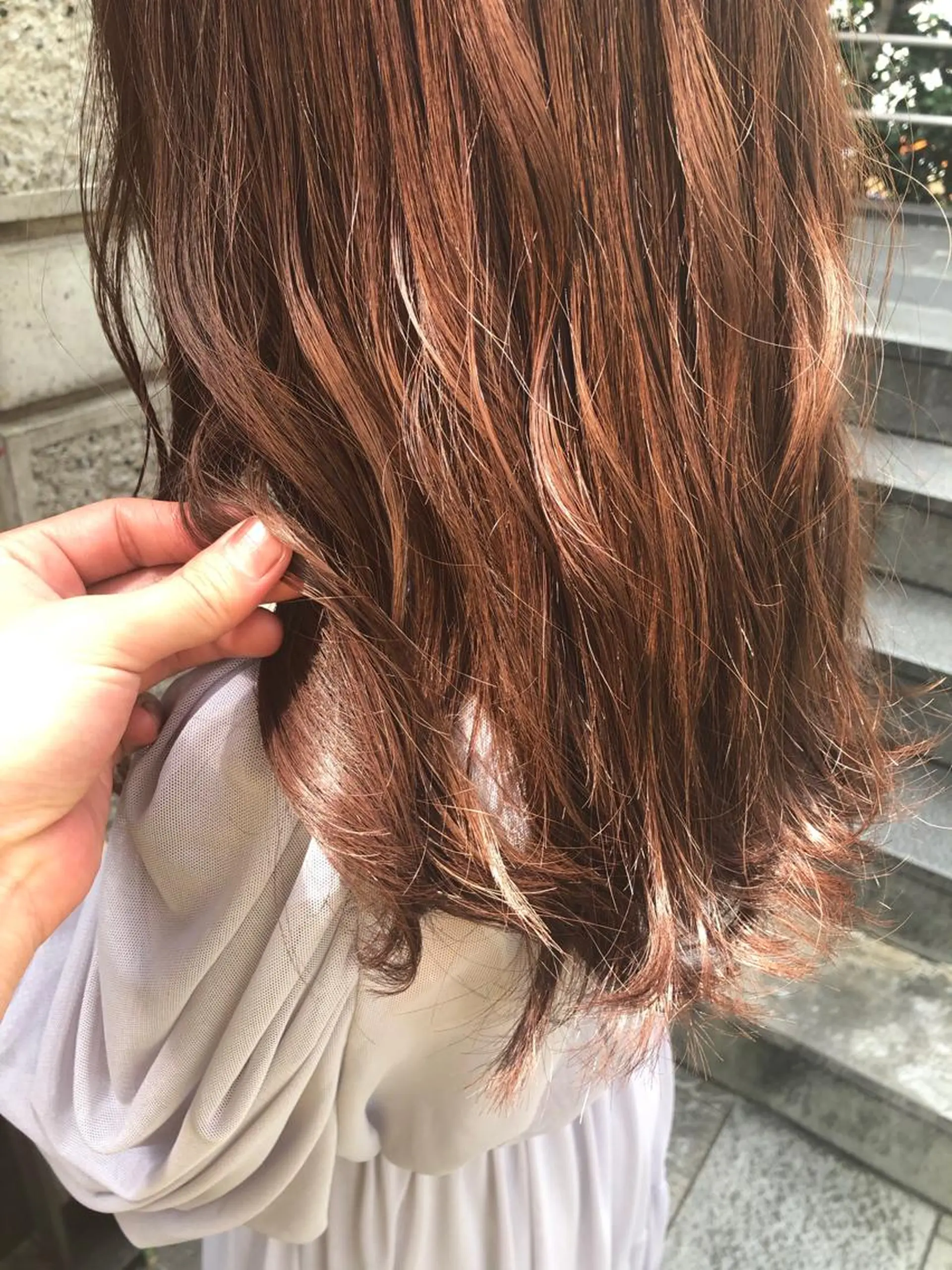 セミロング カラー ヘアアレンジ ヘアカラー トリートメント メンズ特化✂️栗原 侑也のヘアスタイル