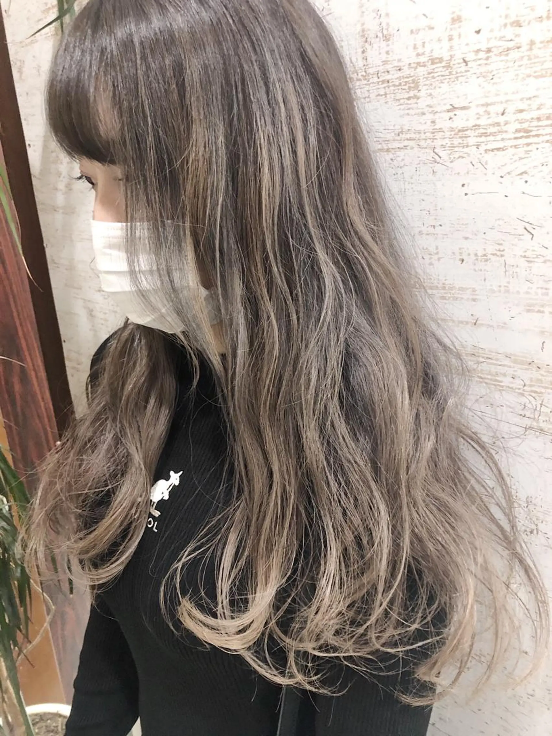 ロング カラー ケアブリーチ /髪質 改善/古橋圭史郎のヘアスタイル