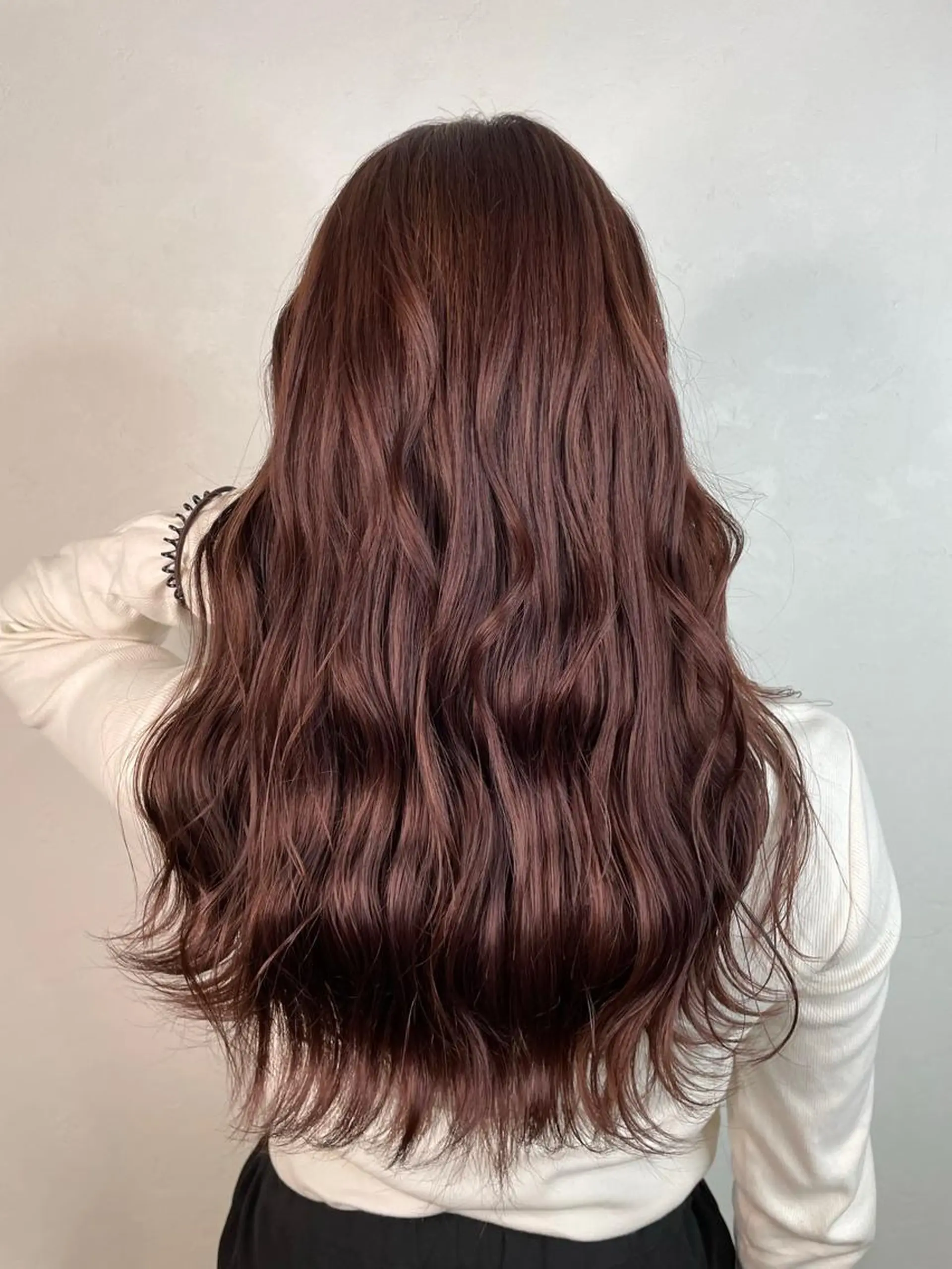 ロング カラー saho .のヘアスタイル