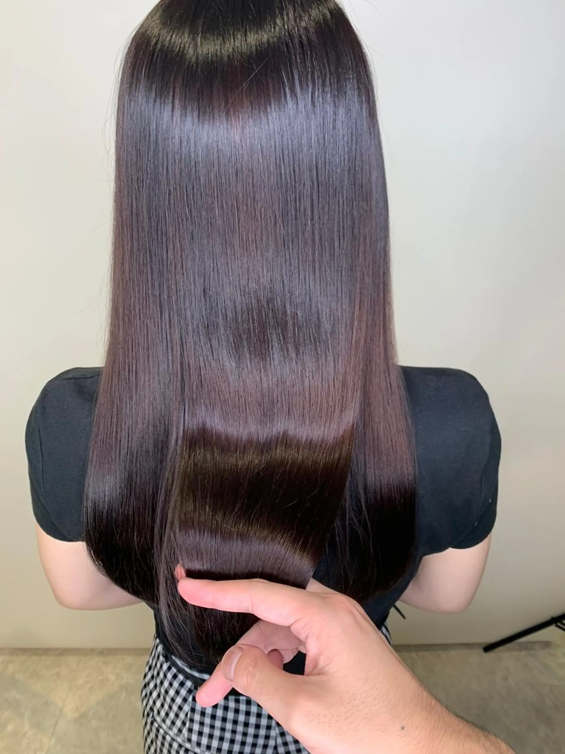 ロング 髪質改善 トリートメント Lee 甲子園のヘアスタイル